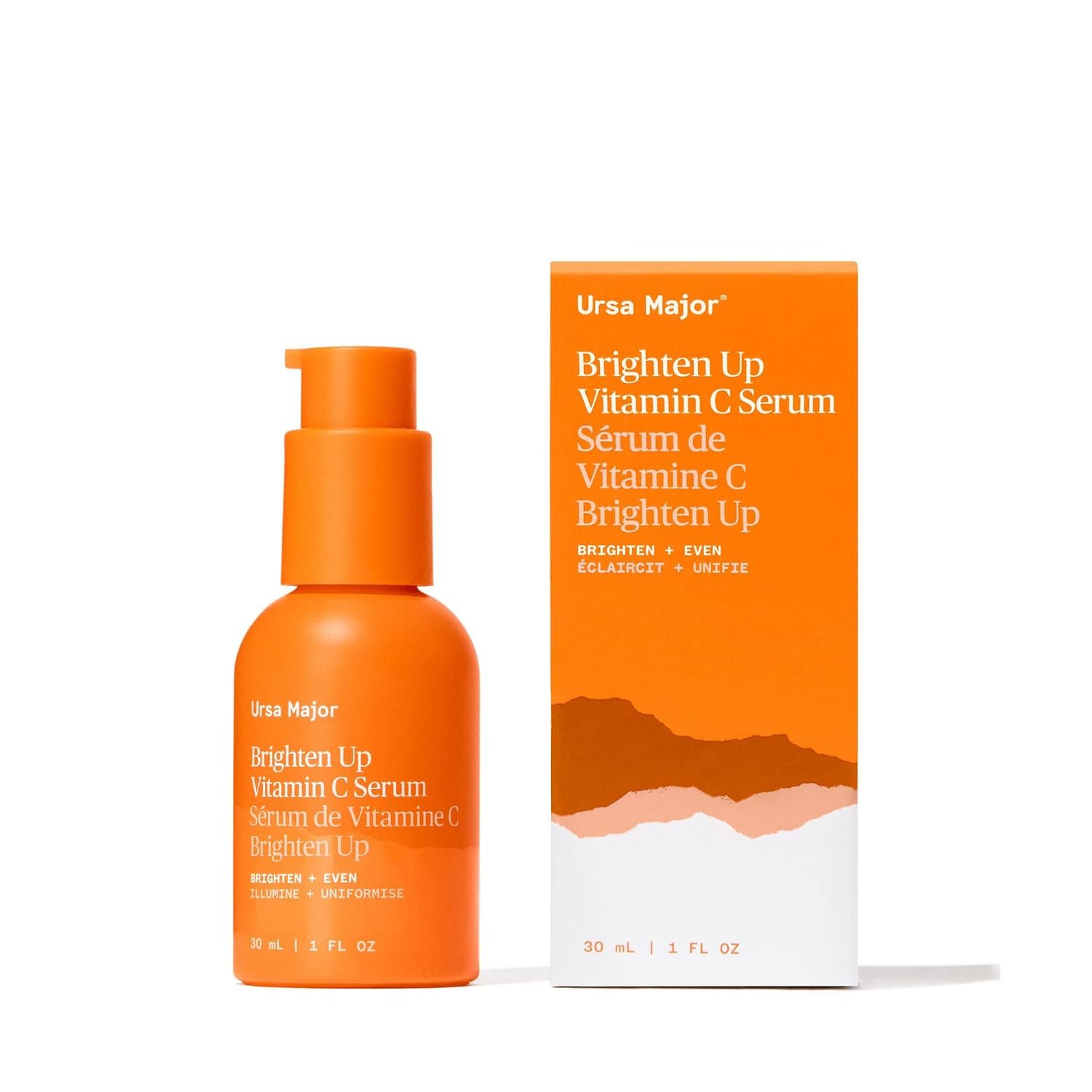 Ursa Major Natural Vitamin C Serum | Brightening Formula Revitalizes Dull Skin and Smooths Skin’s Tone | Targets Wrinkles, Sagging and Loss of Firmness | Vegan, Non-Toxic, Cruelty-Free | 1 ounce