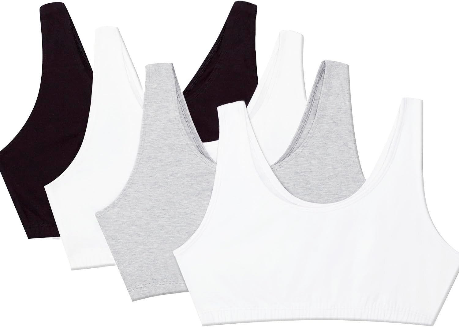 Fruit of the Loom Women’s Built Up Tank Style Sports Bra Value Pack