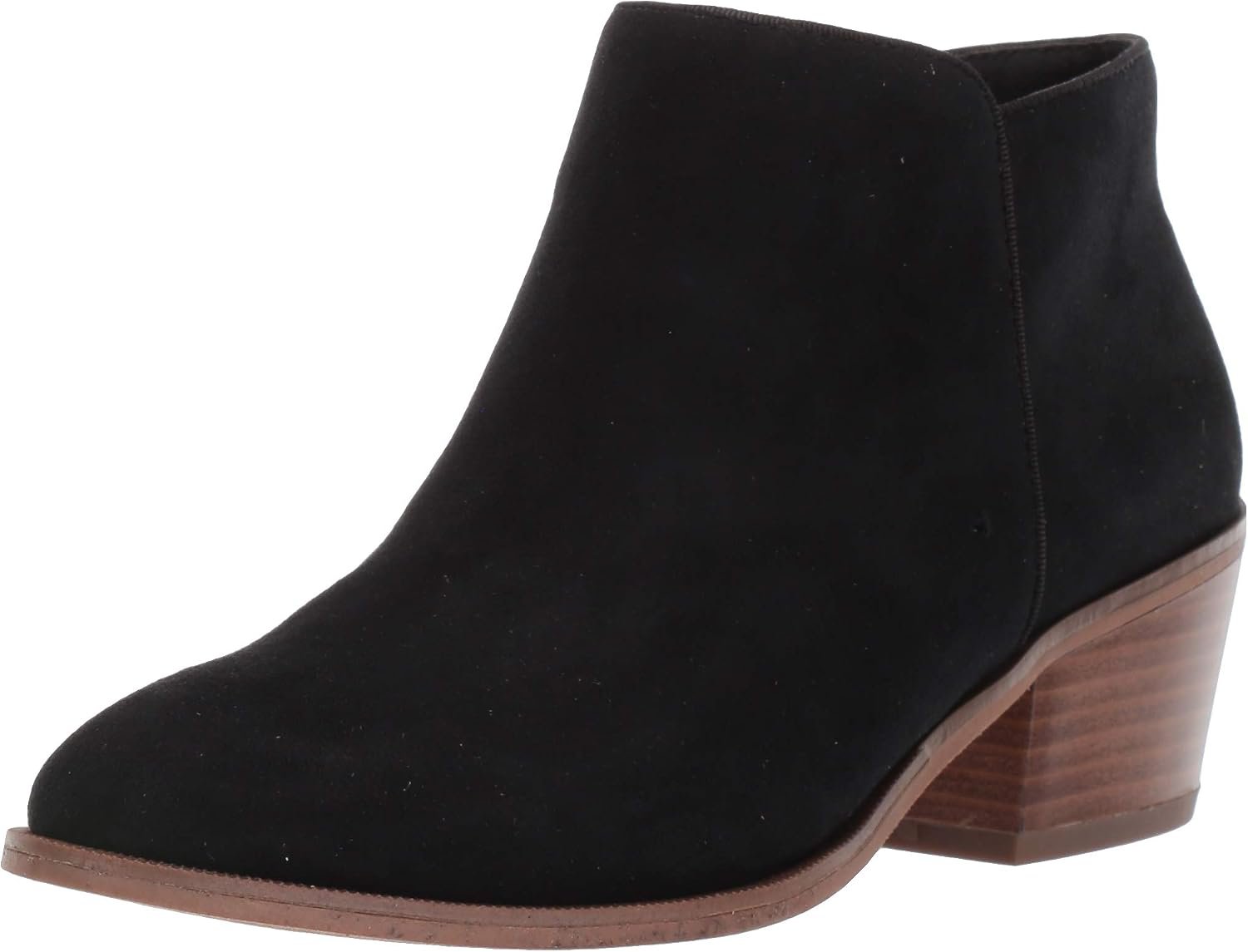 Amazon Essentials Women’s Low Heel Ankle Boots with Side Zipper, Stacked Block Heel