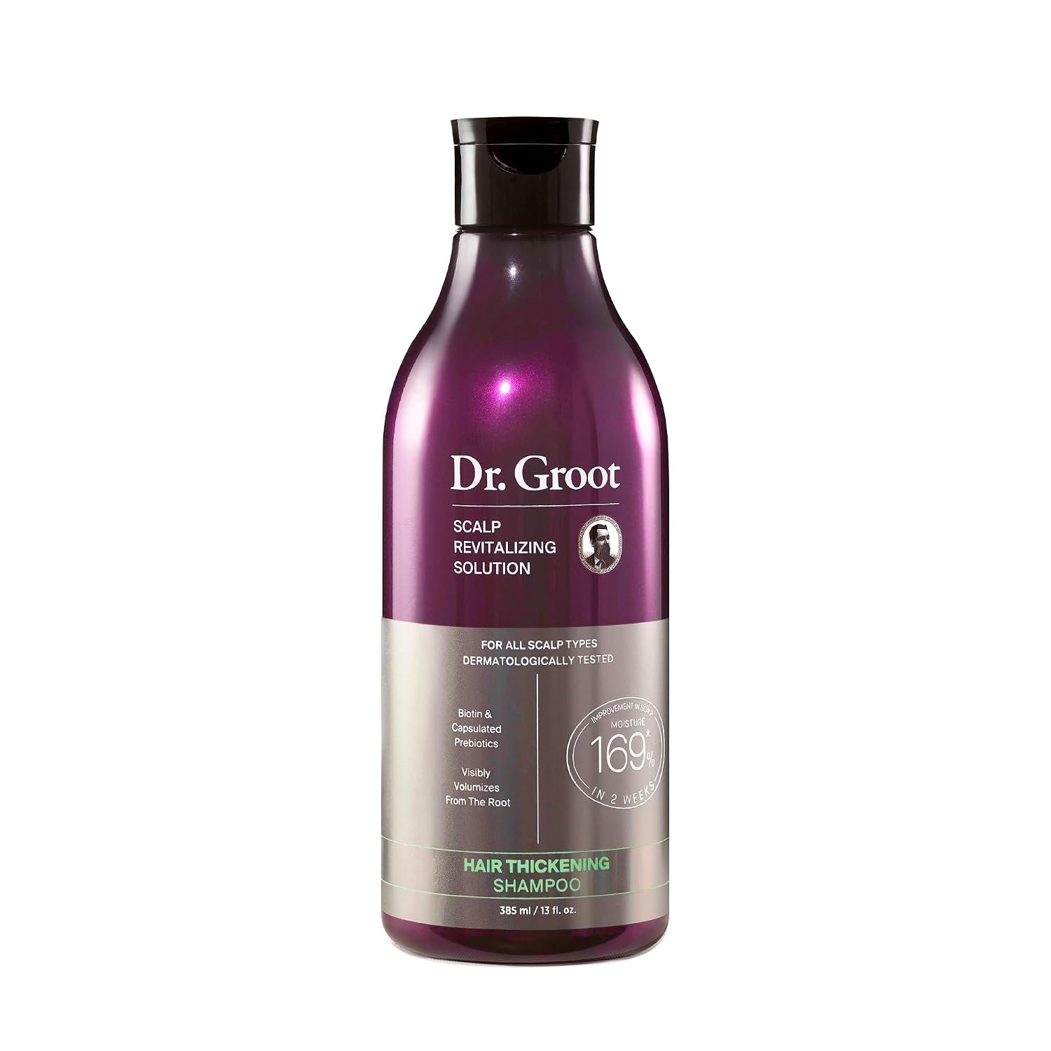 Dr. Groot Hair Thickening Shampoo, Korean Hair Care with Biotin, Rosemary Oil to Help Volumize Thinning, Damaged Hair, Hydrate Hair and Scalp, Biotin Shampoo, Scalp Revitalizing Solution