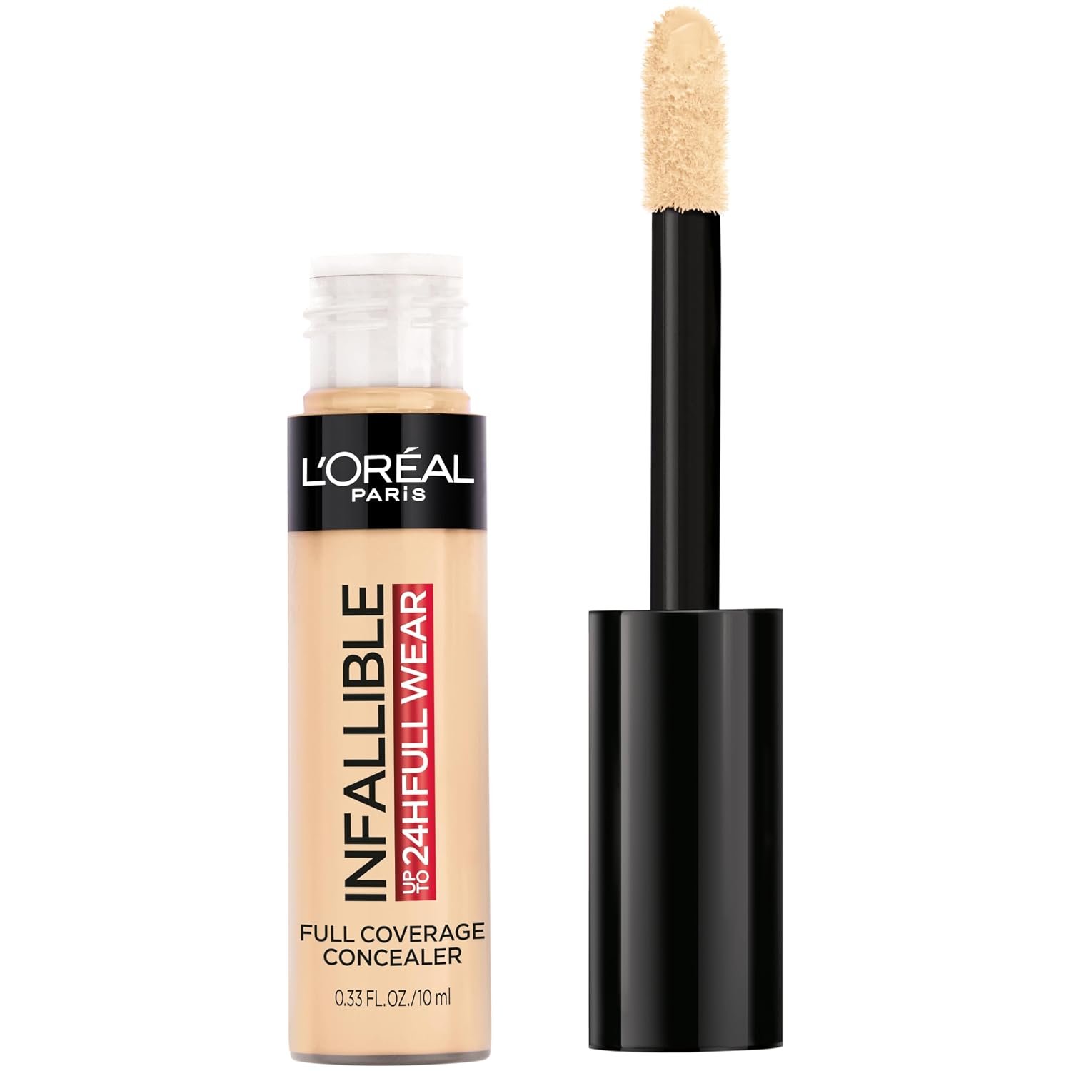 L’Oreal Paris Makeup Infallible Full Wear Waterproof Matte Concealer, Full Coverage, Cashmere, 0.33 fl. oz.