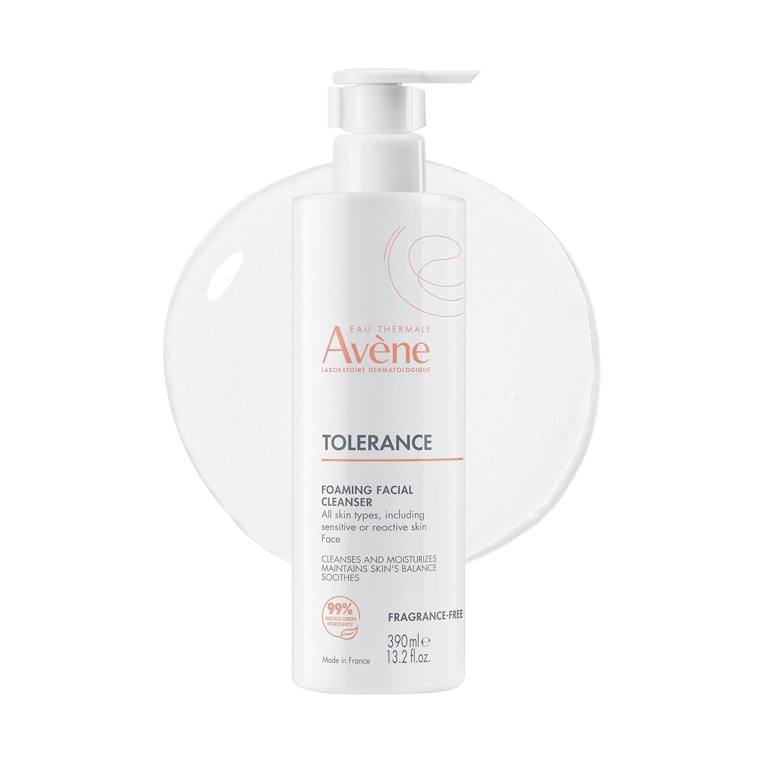 Avène Tolerance Daily Foaming Facial Cleanser