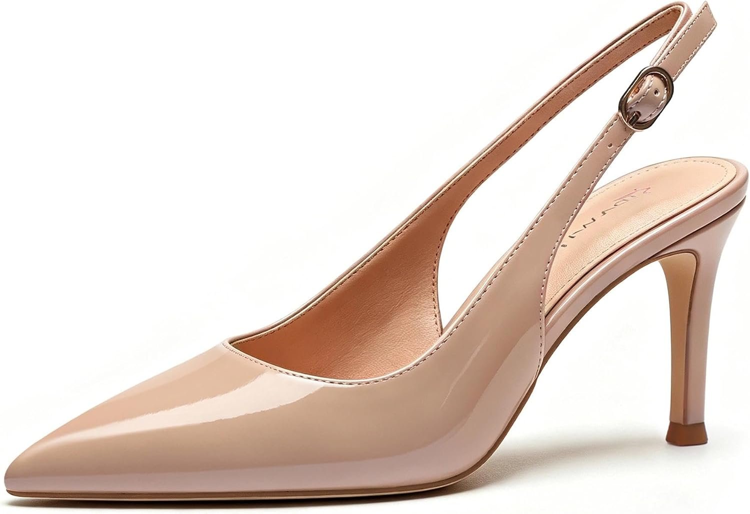 Slingback Heels Women Pumps Closed Pointed Toe Heels Stiletto Heel Wedding Party Work Pumps Dress Shoes