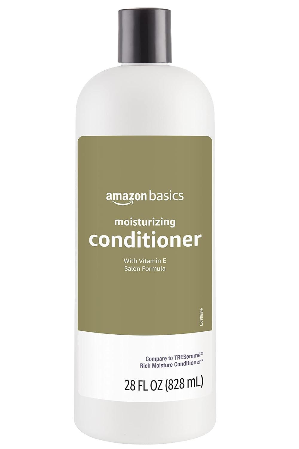 Amazon Basics Moisture Rich Conditioner for Dry and Damaged Hair, Nourishing, Softens, with Vitamin E, 28 Fluid Ounce