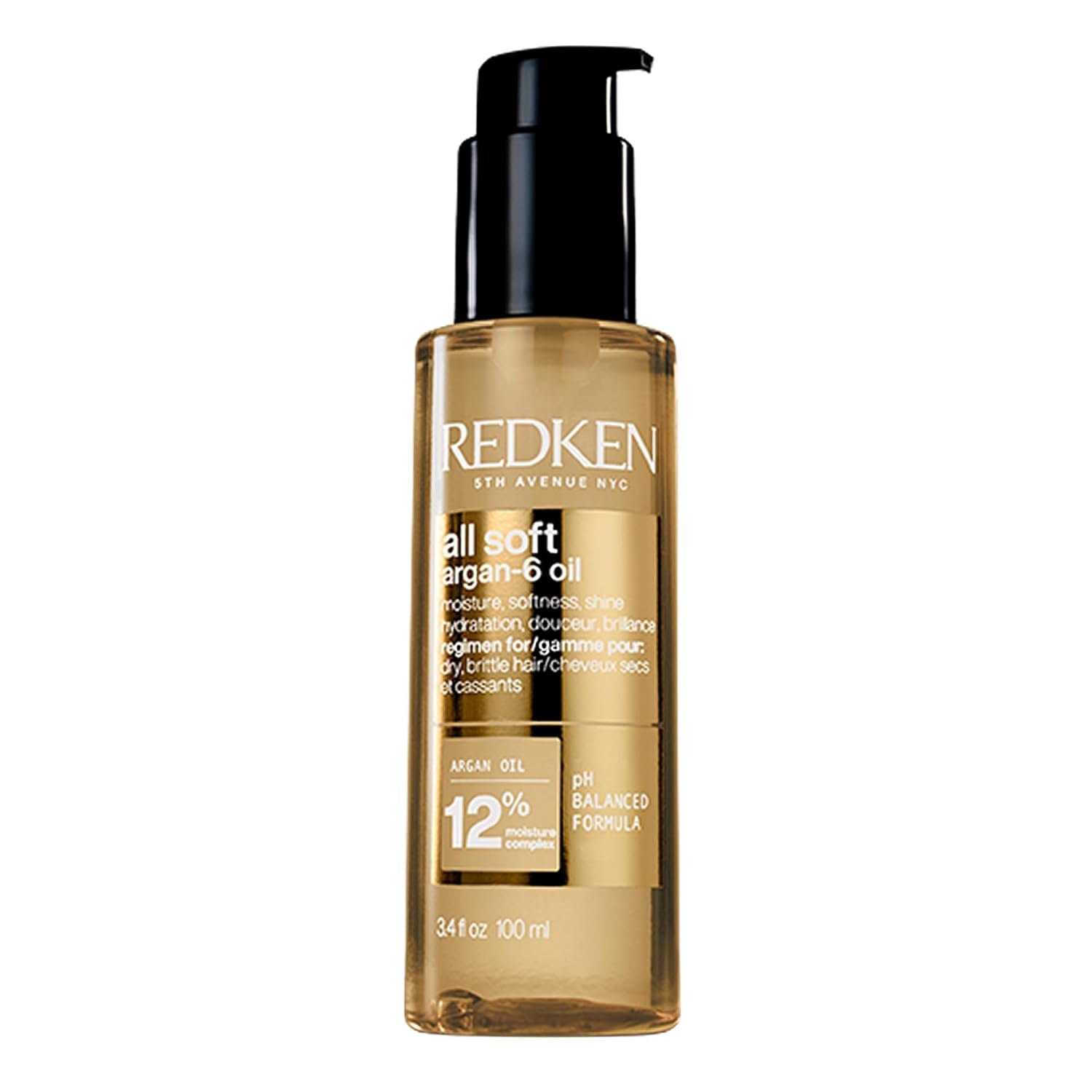 Redken All Soft Argan-6 Hair Oil – For Softness & Shine