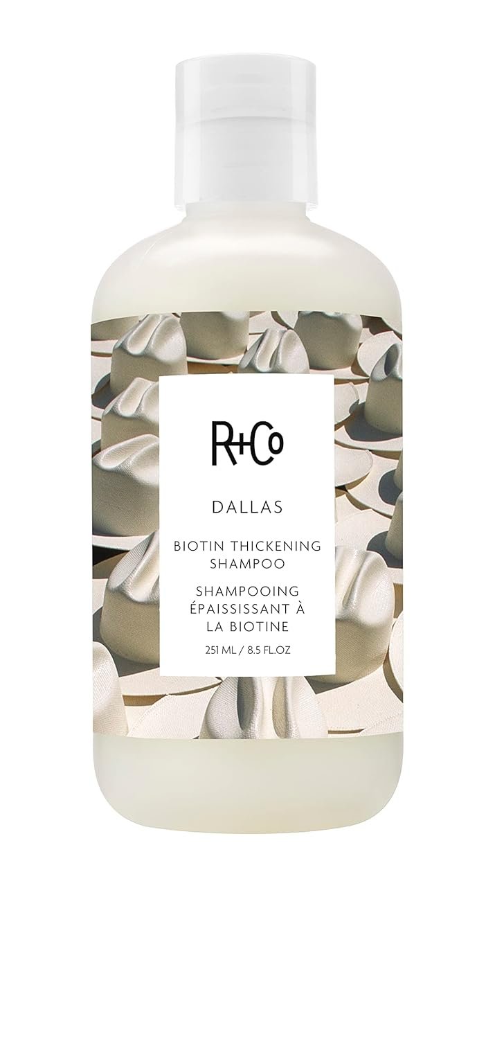 R+Co DALLAS Biotin Thickening Shampoo – Volumizing & Strengthening Hair Cleanser, All Hair Types