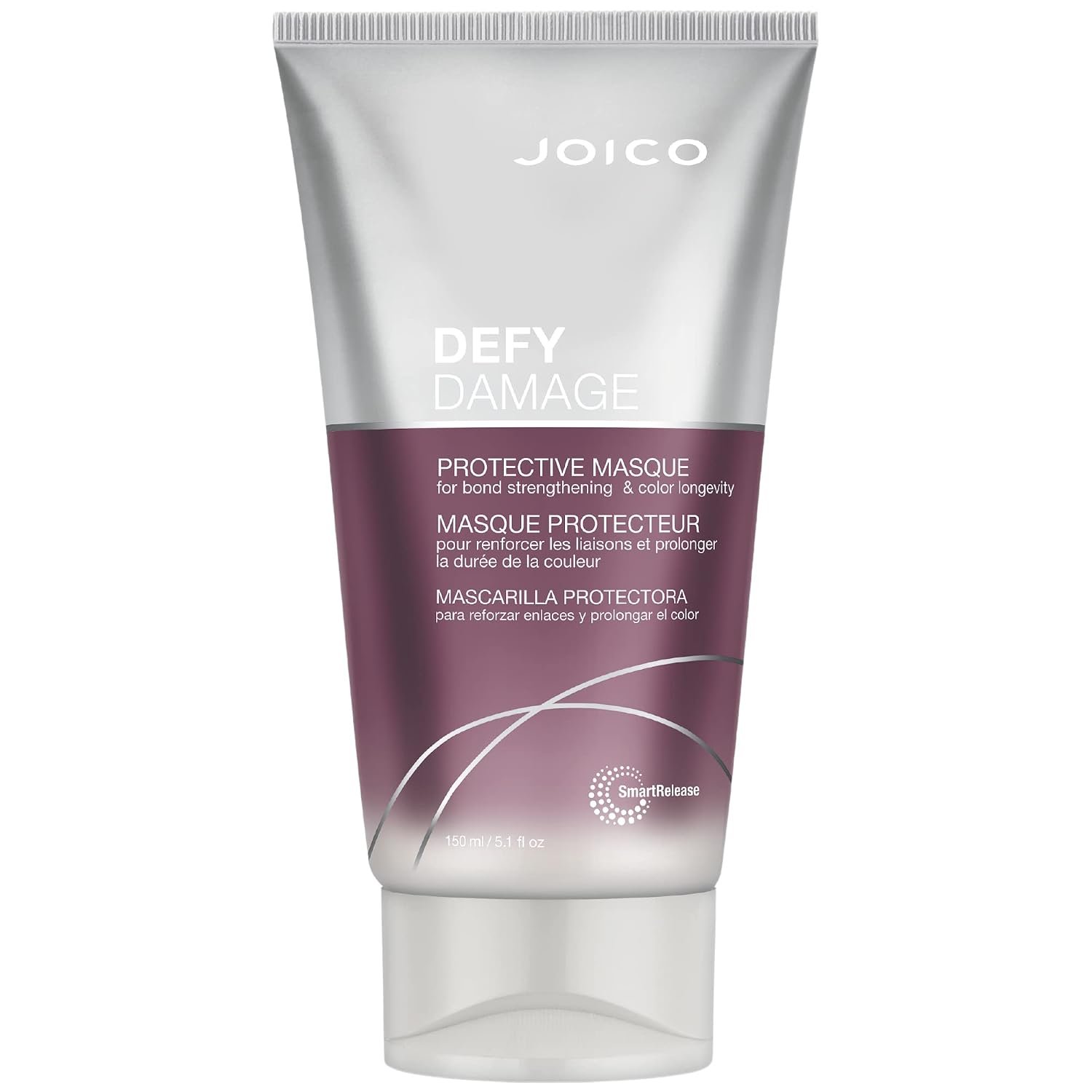 Joico Defy Damage Protective Masque | for Color-Treated Hair | Strengthen Bonds & Preserve Hair Color | with Moringa Seed Oil & Arginine