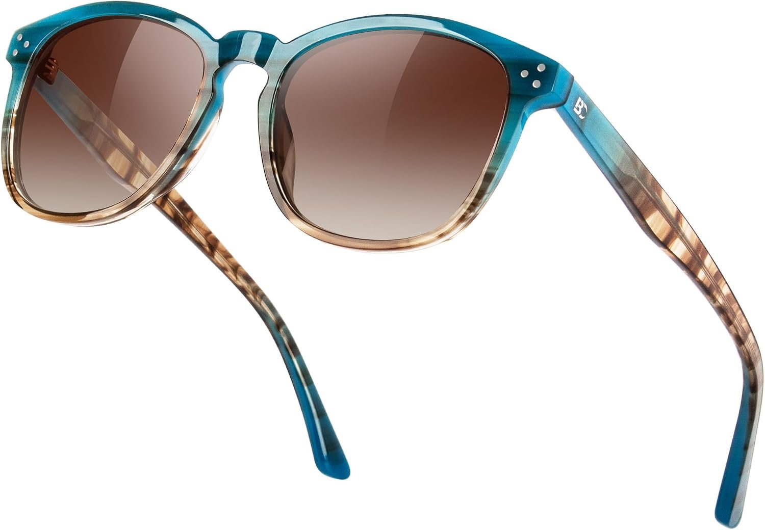 Acetate Womens Polarized Sunglasses: Trendy Glasses UV Protection | Hypoallergenic Luxury Shade for Travel & Driving Fit Most Face Shape -Anti Glare & UVA/UVB Rays for Clear Sight & Eye Comfort