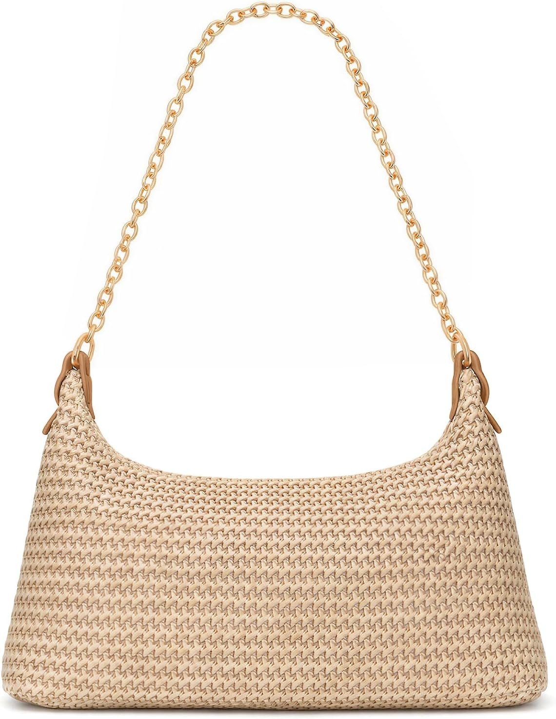 Beach Bags for Women Summer Straw Purse Boho Woven Shoulder Bag Crochet Purse Vacation Tote Handbag
