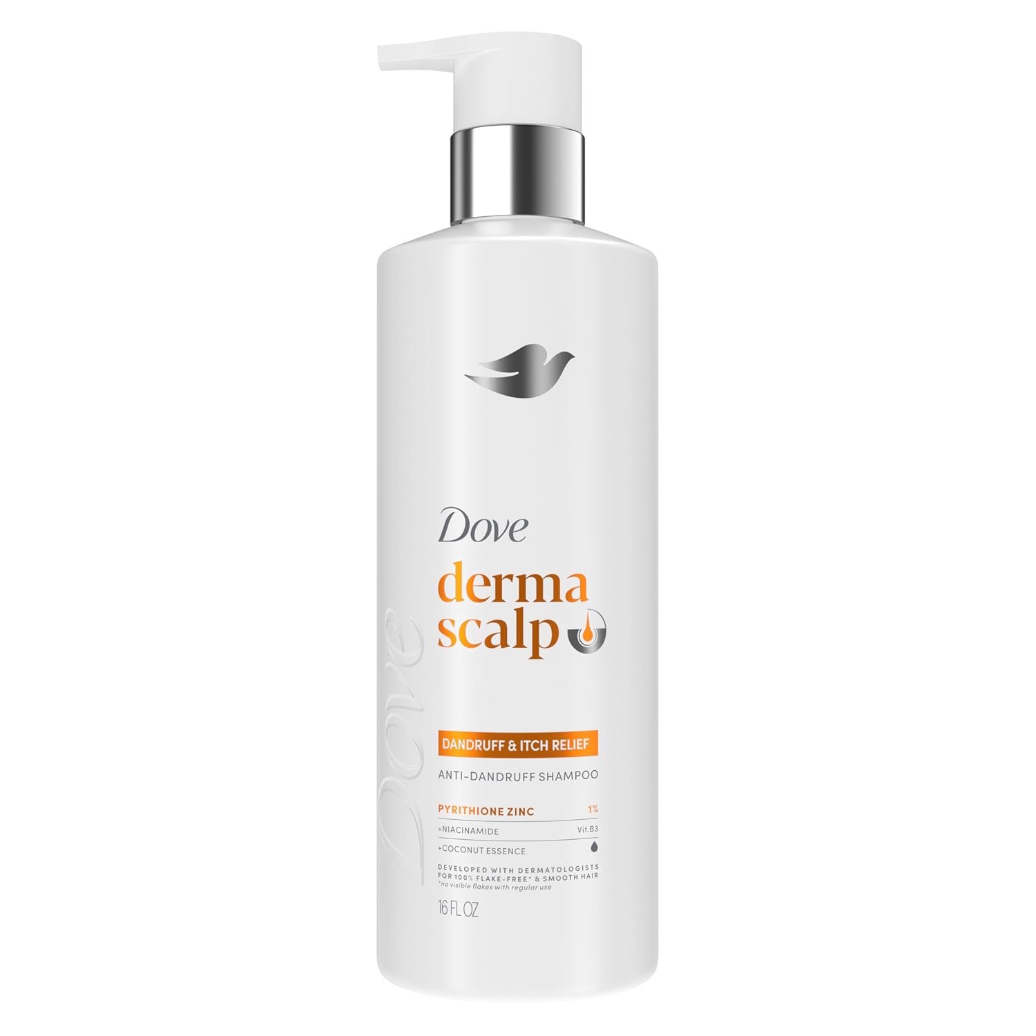 Dove Derma Scalp Density Boost Shampoo For Hair Loss And Breakage, 16 oz