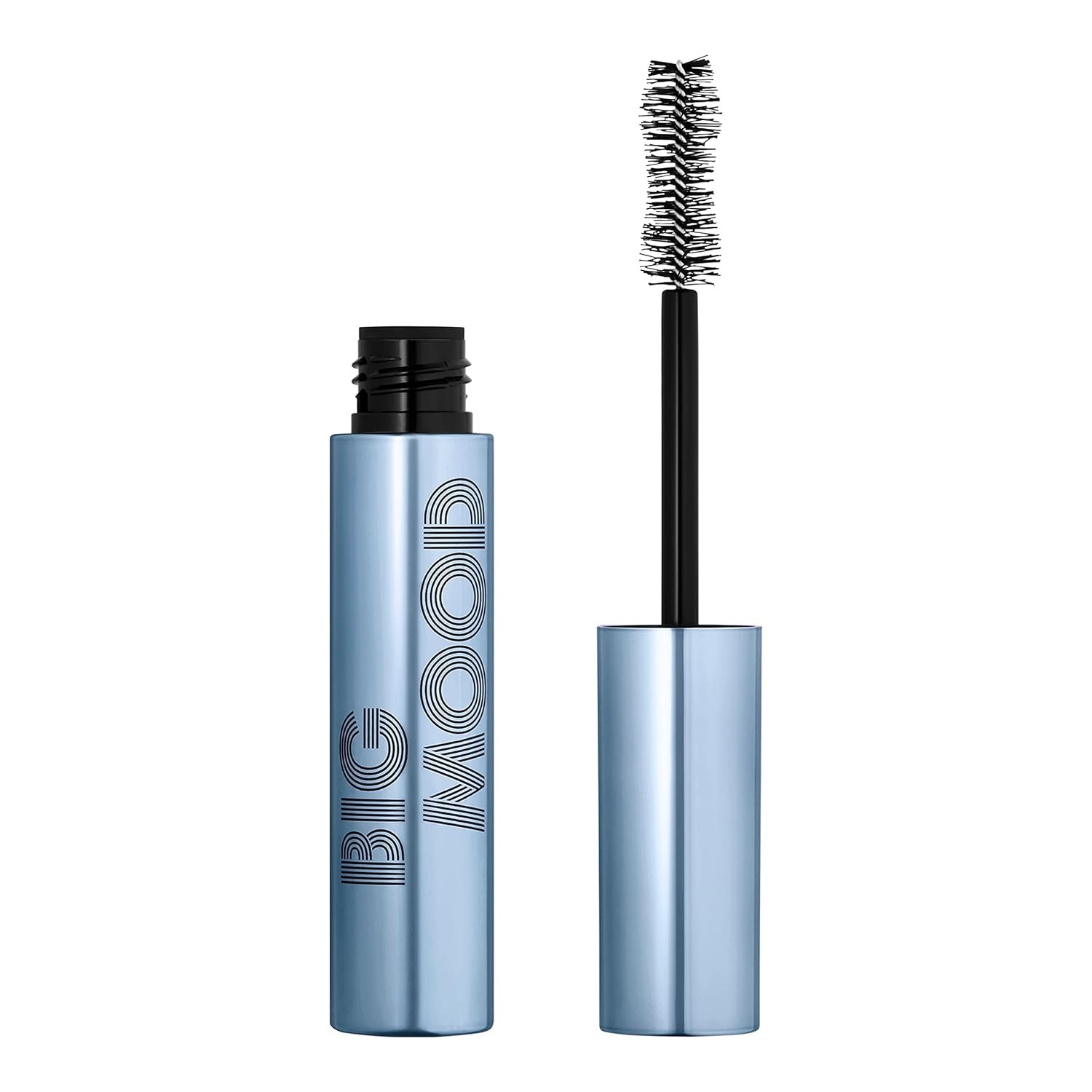 e.l.f. Big Mood Waterproof Mascara, Instantly Creates Long-Lasting, Bold & Lifted, Voluminous Lashes, Infused with Jojoba Wax, Black, 0.30 fl Oz