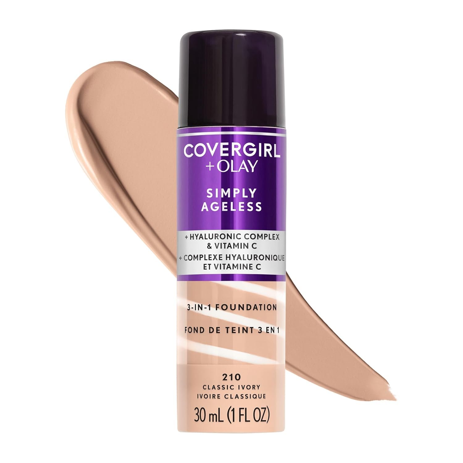 COVERGIRL Simply Ageless 3-in-1 Foundation – 210 Classic Ivory
