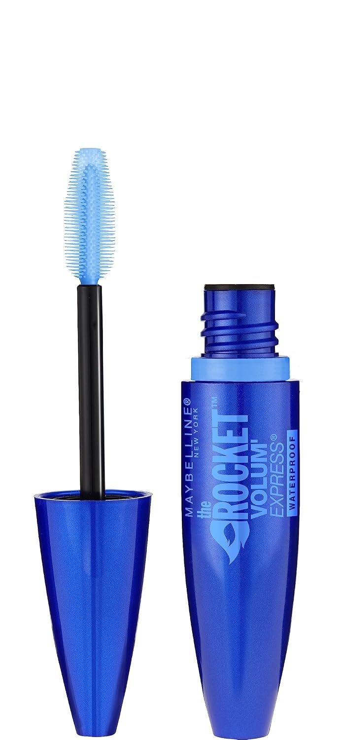 Maybelline New York Volum’ Express The Rocket Waterproof Mascara, Very Black, 0.3 fl. oz.