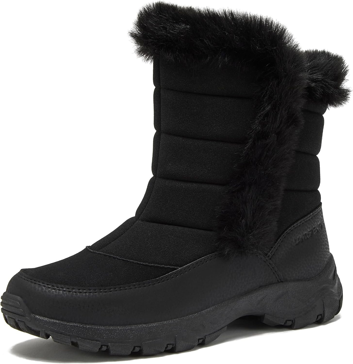 Lands’ End Expedition Waterproof Insulated Womens Snow Boots, Lace Up or Slip On Winter Boots for Women, Medium or Wide Width Sizes 6 to 11, Black, Brown, Blue, White or Grey Winter Shoes