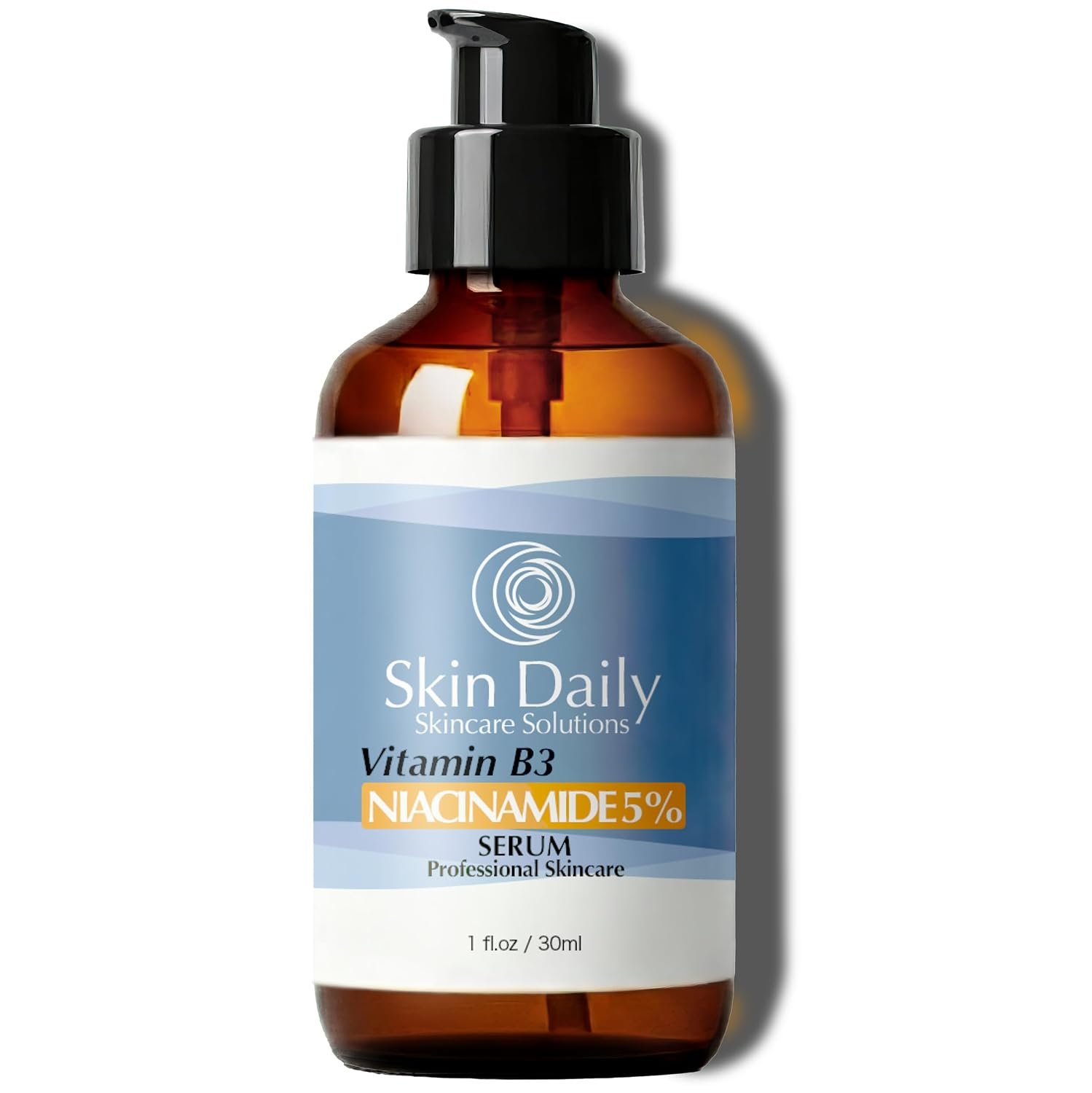 SkinDaily Niacinamide Serum for Face -1oz- Vitamin B3 Pore Minimizer Dermatologist Recommend Concentration – Targets Aging Skin, Wrinkles, Dark Spots – Superior Moisturizer and Skin Brightening