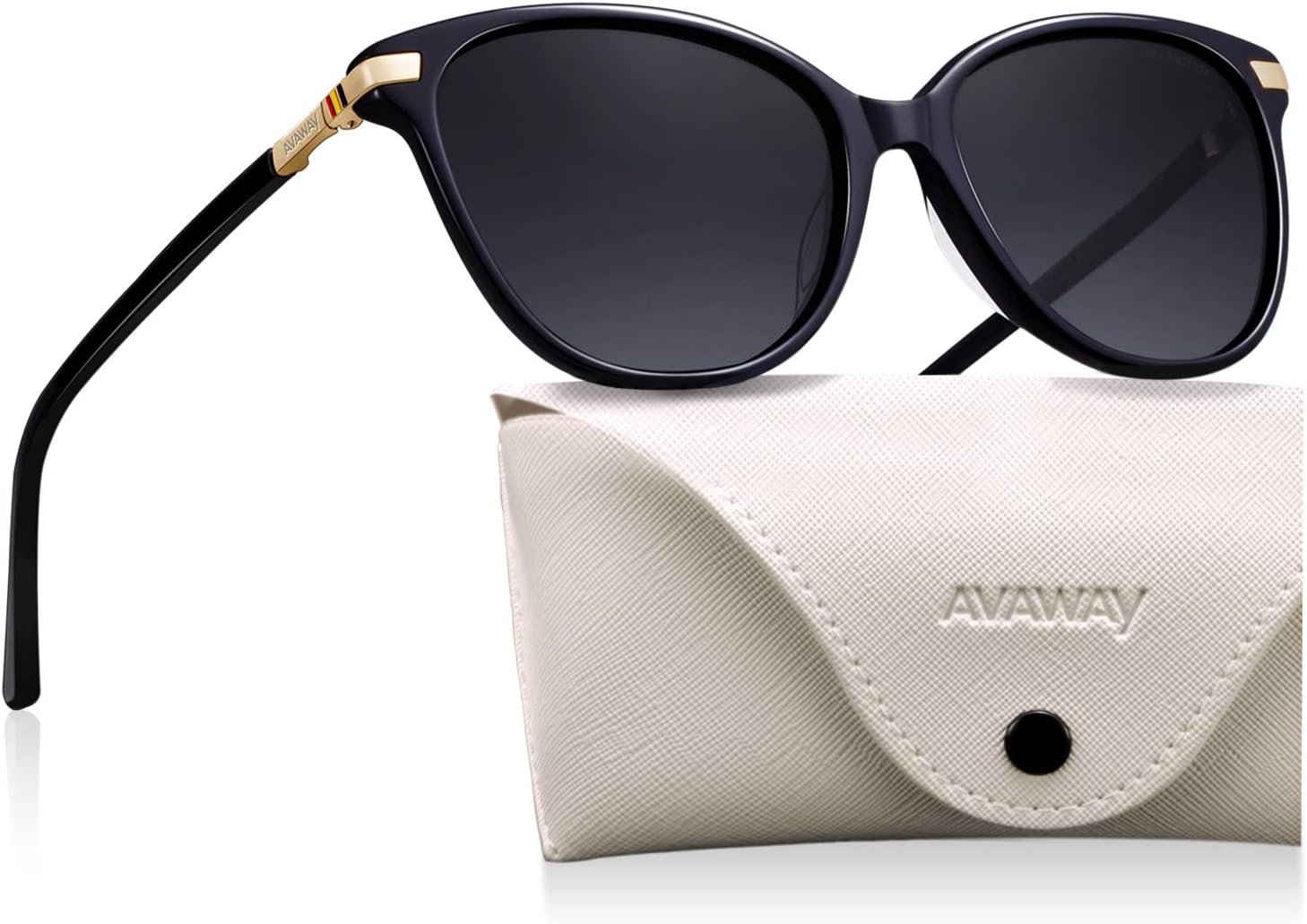 AVAWAY Cat Eye Vintage Polarized Women’s Sunglasses Anti-Reflective Lenses | Vintage cat-eye design, Skin-friendly acetate, Premium polarized UV400 lenses, Perfect for travel, daily wear, gifting