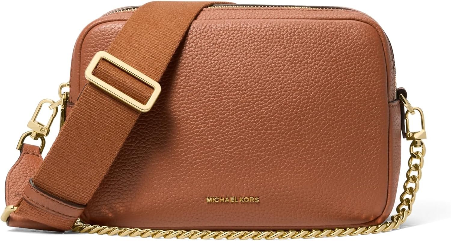 Michael Kors Bryant Medium Double Zip Chain Camera Crossbody Bag