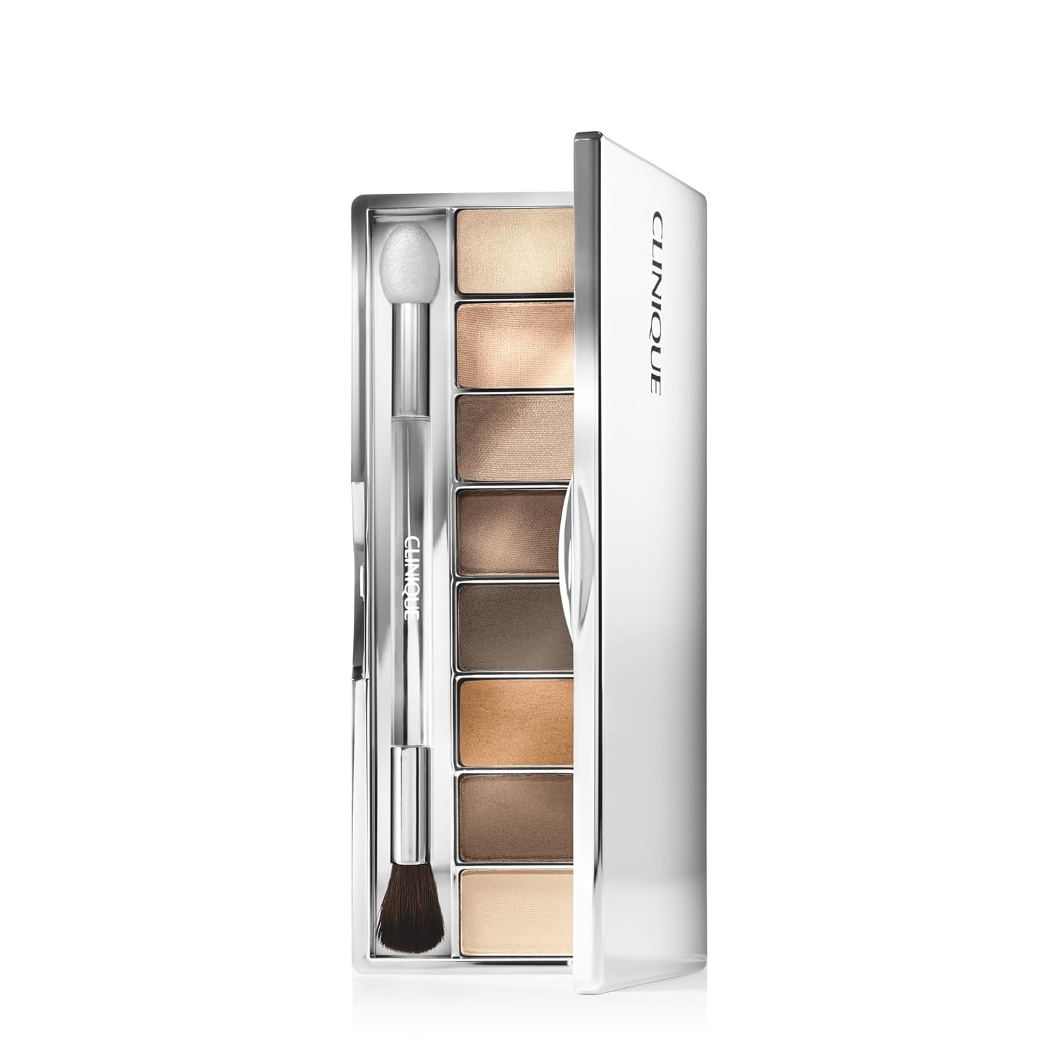 Clinique All About Shadow Eye Shadow Palette, 8 Silky + Buildable Shades | Black Honey, Pink and Nude Honey | Safe For Sensitive Eyes