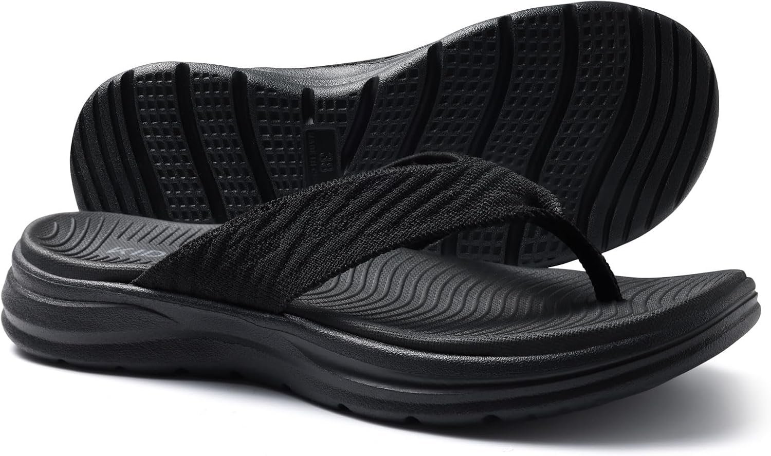 KIDMI Women’s Arch Support Flip Flops with Comfortable Cushion Footbed | Lightweight Summer Beach Walking Thong Sandals for Casual Outdoor Wear