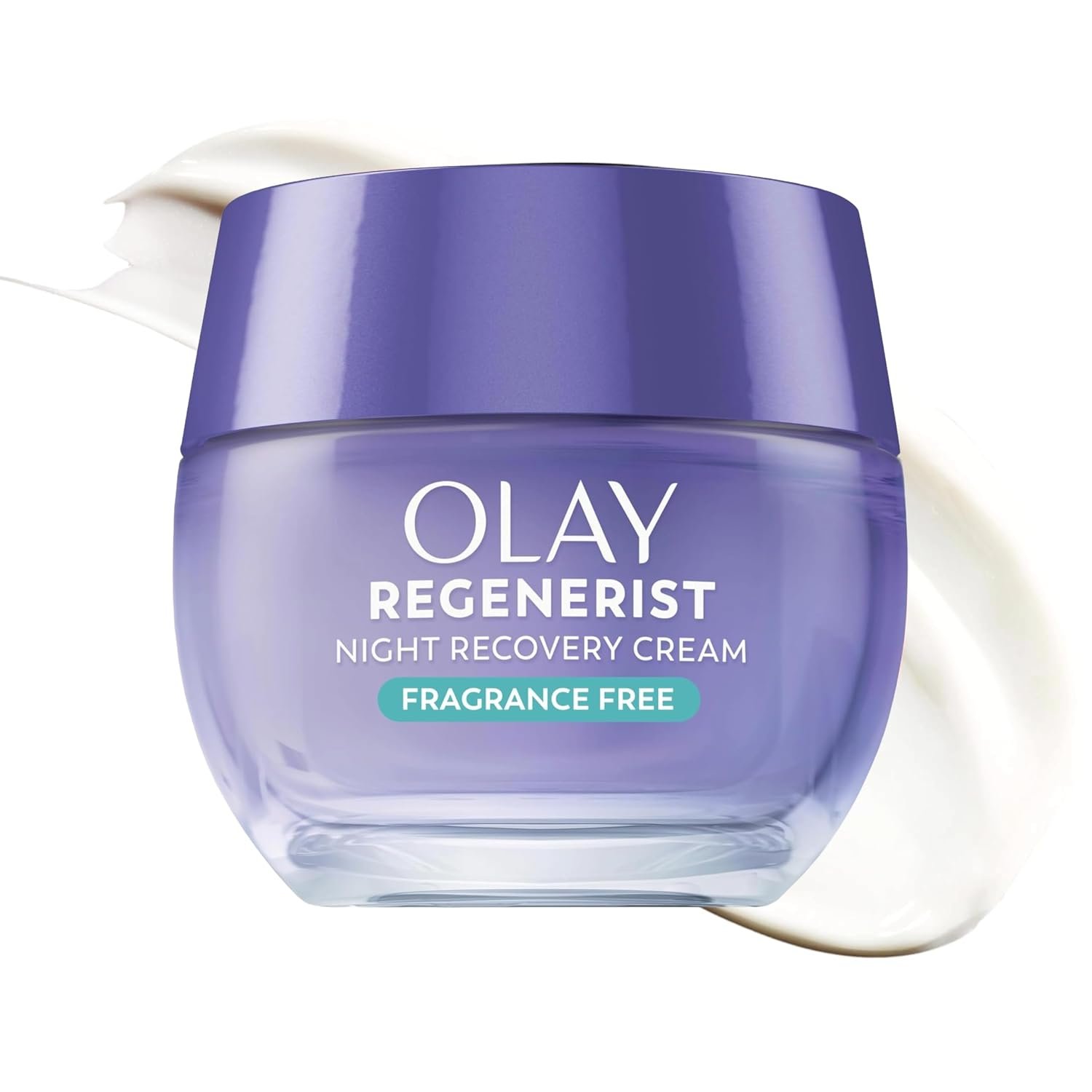 Olay Night Cream for Face, Anti-Aging Face Moisturizer for Women – Fragrance-Free Skin Care, Anti-Wrinkle, Exfoliate, Smooths Texture – Triple Collagen Cream, Niacinamide, Pro-Vitamin B5, 1.7Oz