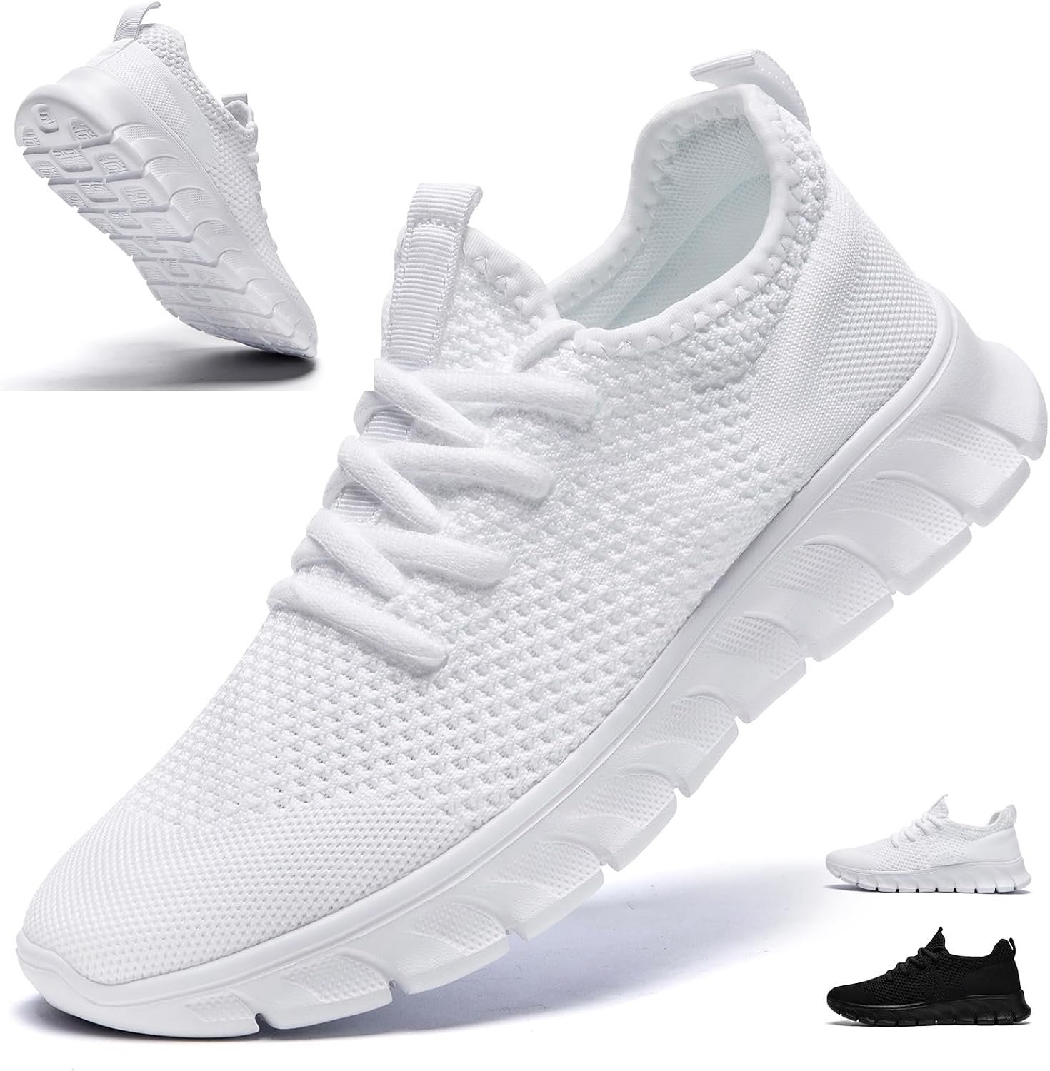 Womens Running Shoes Tennis Sneakers Slip on Walking Gym Work Shoe Non Slip | Comfortable Soft丨Lightweight丨Breathable Mesh丨Athletic Workout丨Sports丨Casual Fashion