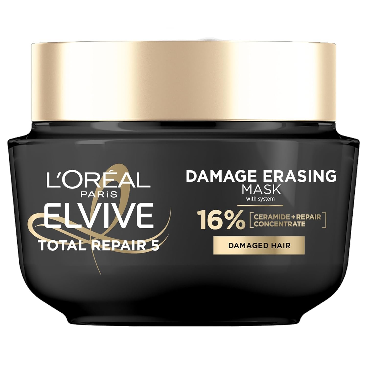 L’Oreal Paris Elvive Total Repair 5 Damage-Erasing Balm Mask, Rinse-Out Hair Treatment, 8.5 fl oz (Packaging May Vary)
