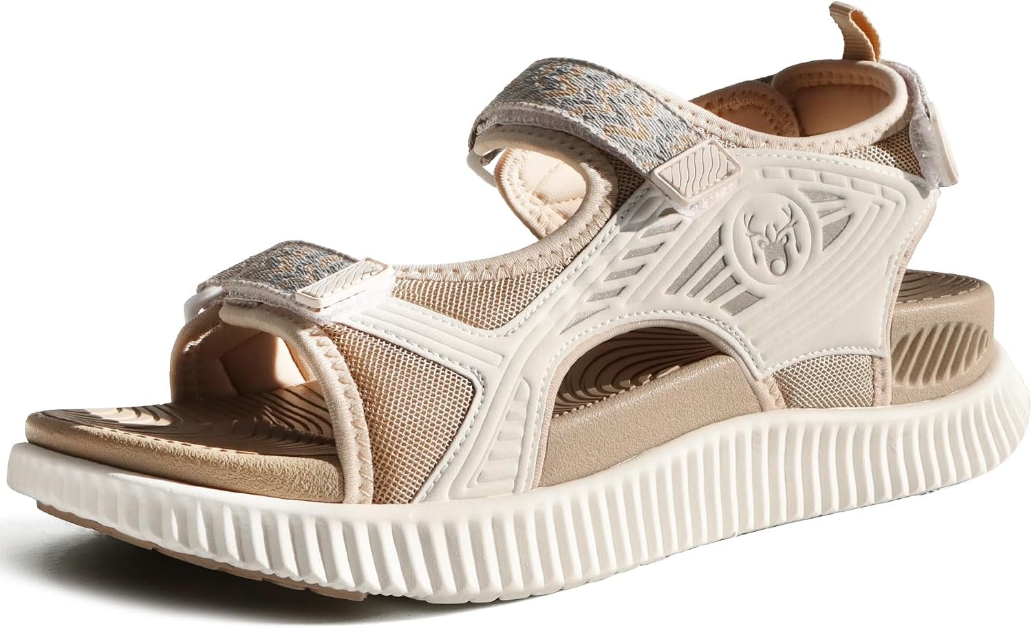 KuaiLu Womens Orthopedic Walking Sandals with Comfortable Arch Support | Relief Plantar Fasciitis Summer Outdoor Hiking Recovery Adjustable Strap Athletic Chunky Cushion Shoes