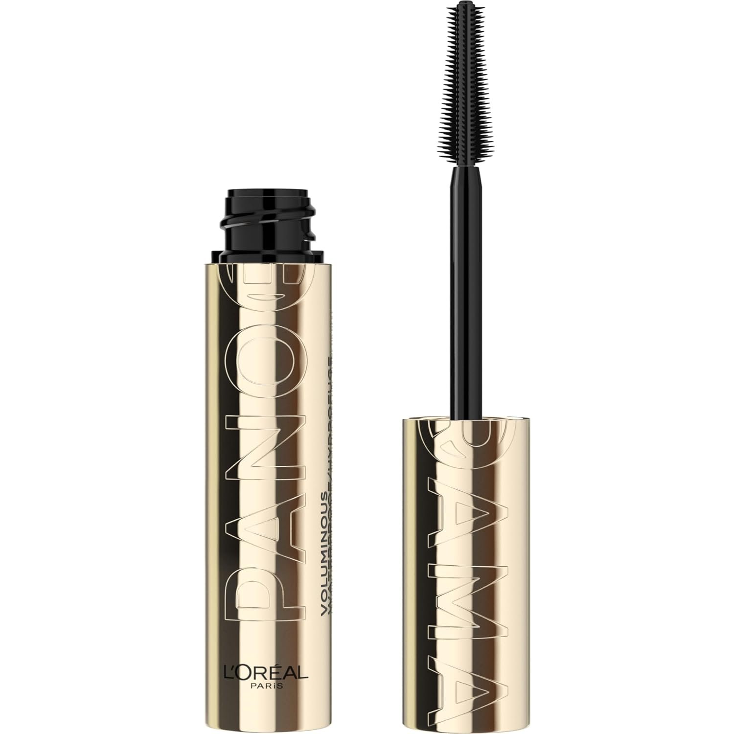 L’Oreal Paris Voluminous Panorama Mascara, Volumizing and Lengthening Mascara, Waterproof Longwear and Smudge Resistant Make Up, Black, 0.31 Fl Oz