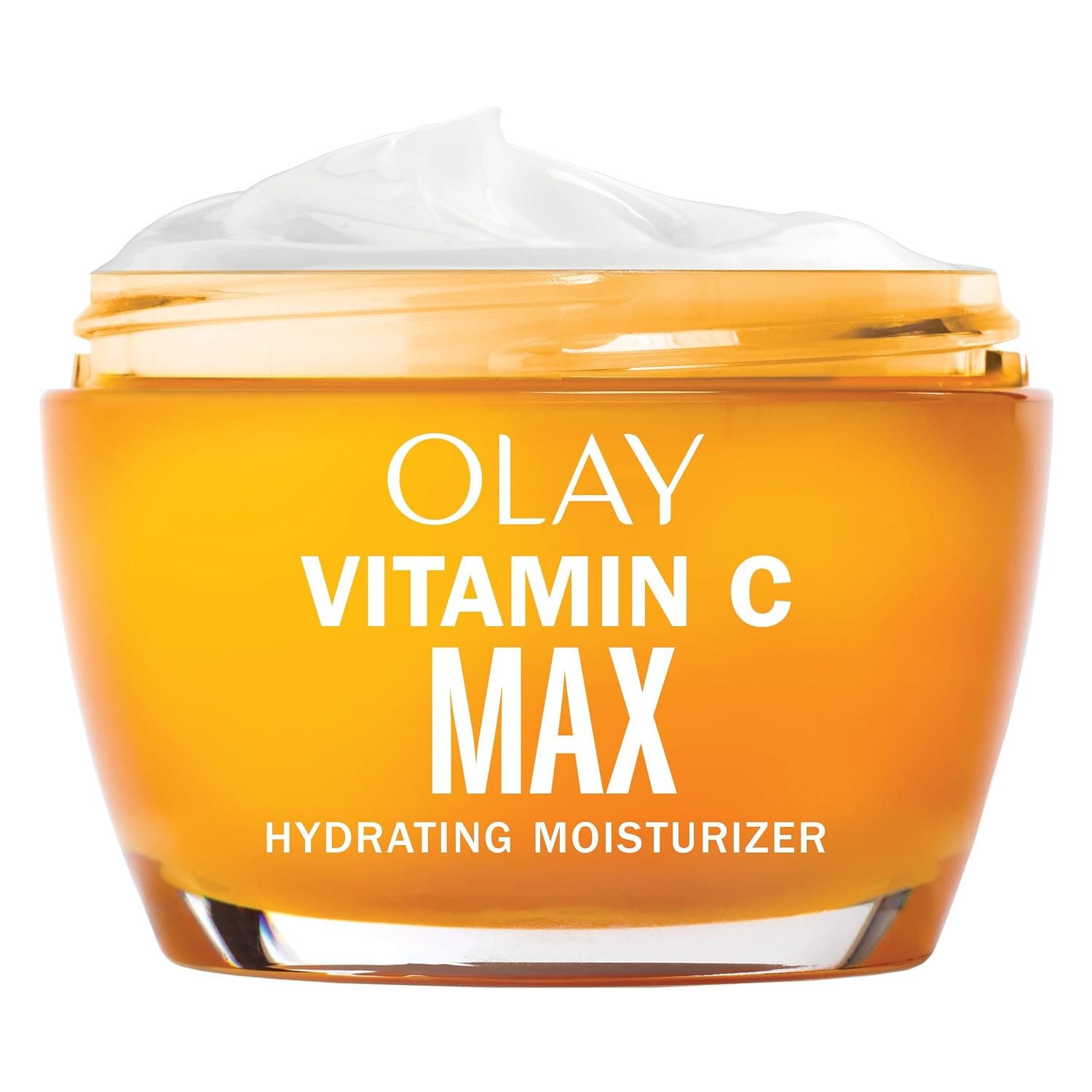 Olay, Vitamin C MAX Face Moisturizer, Brightening Cream for Women, Hydrating, Evens Tone, Dark Spot and Hyperpigmentation Reduction, Glowing Skin Care – Niaciniamide, Peptides, 1.7 Ounce