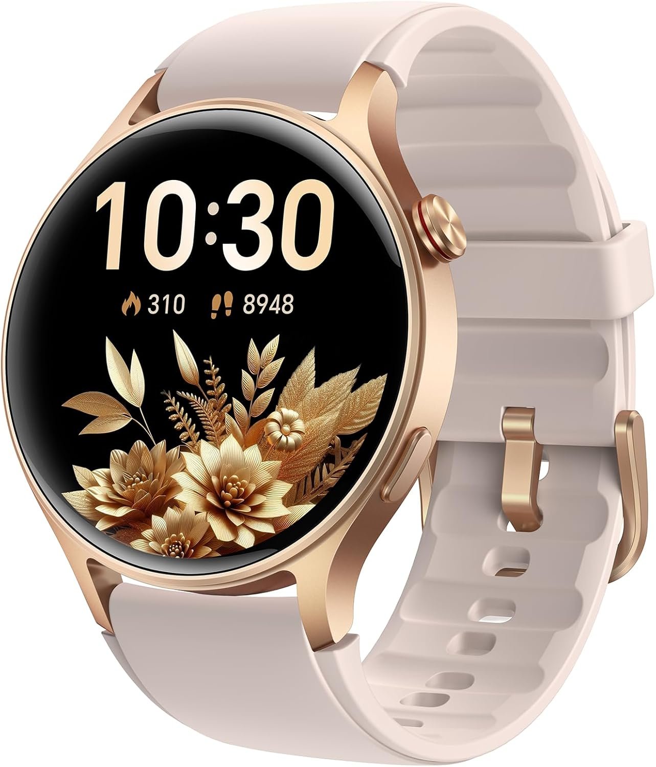 Smart Watch for Women, Answer/Make Call, 1.32” AMOLED Ultra-Clear Screen | Fitness Tracker with Heart Rate/Sleep/SpO2 Monitor, Smartwatch for iPhone/Samsung/Android, 110+ Sport Modes, 3ATM Waterproof