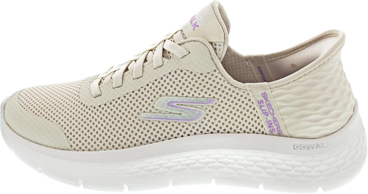 Skechers Women’s Hands Free Slip-ins Go Walk Flex – Grand Entry Sneaker | Hands Free Slip-Ins, Air-Cooled Memory Foam Insole, ULTRA GO Cushioning, Machine Washable, Vegan