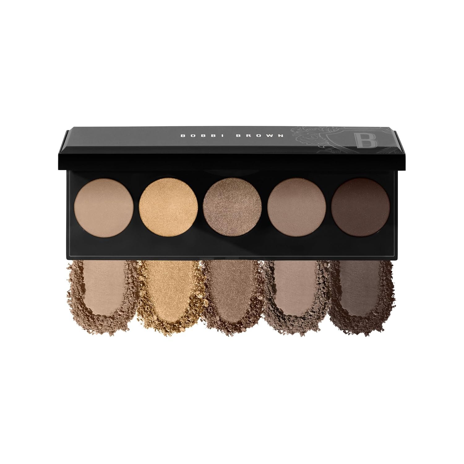 Bobbi Brown All Nudes Eyeshadow Palette | 5-Shade Matte & Metallic Neutral Eyeshadow Palette for All Skin Tones with Richly Pigmented Shades in Complementary Colors