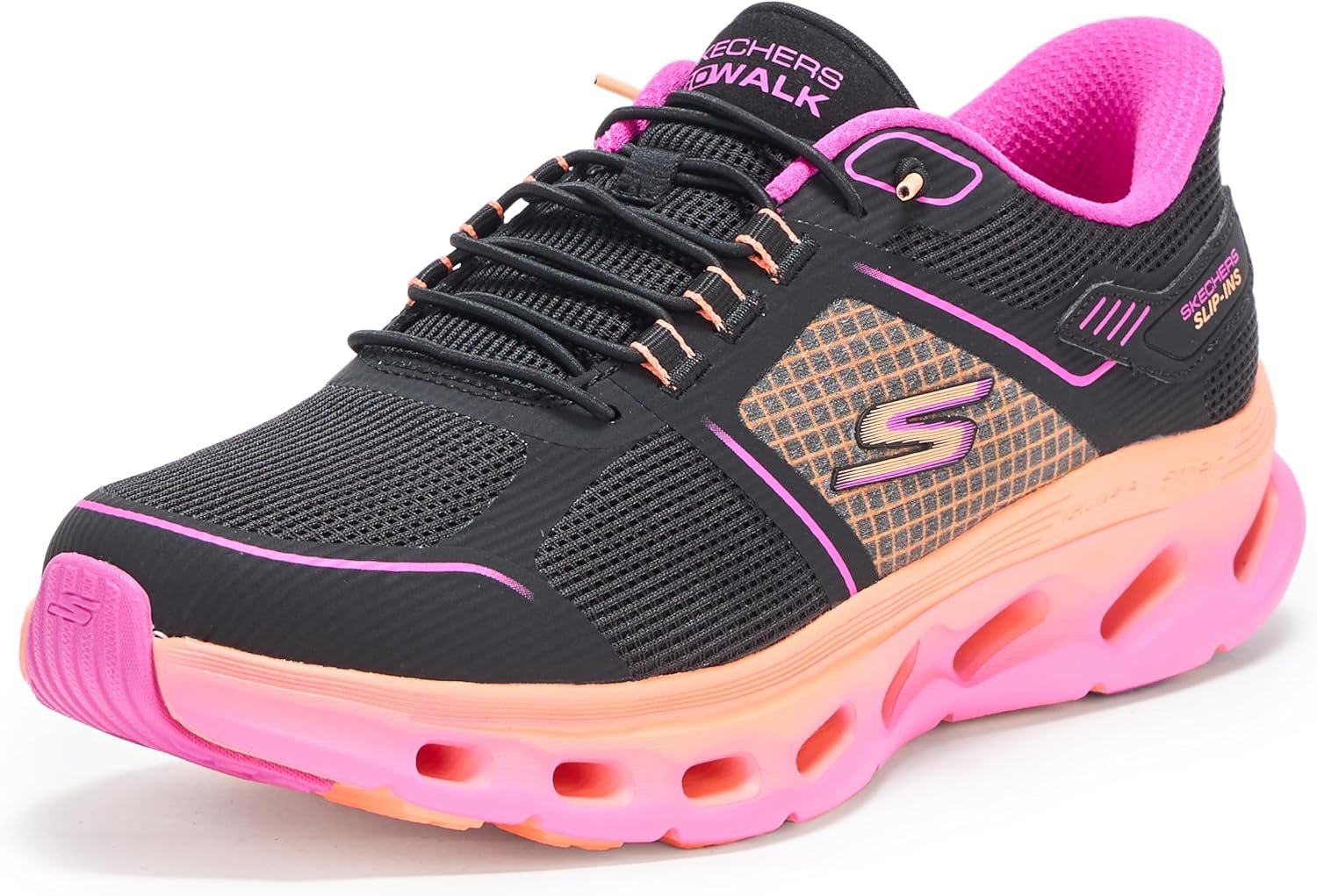Skechers Women’s Go Walk Glide Step 2.0 Elektra Hands Free Slip-ins | Hands Free Slip-Ins, Air-Cooled Goga Mat Insole, Ultra Go Cushioning, Glide-Step Midsole, Machine Washable, Vegan