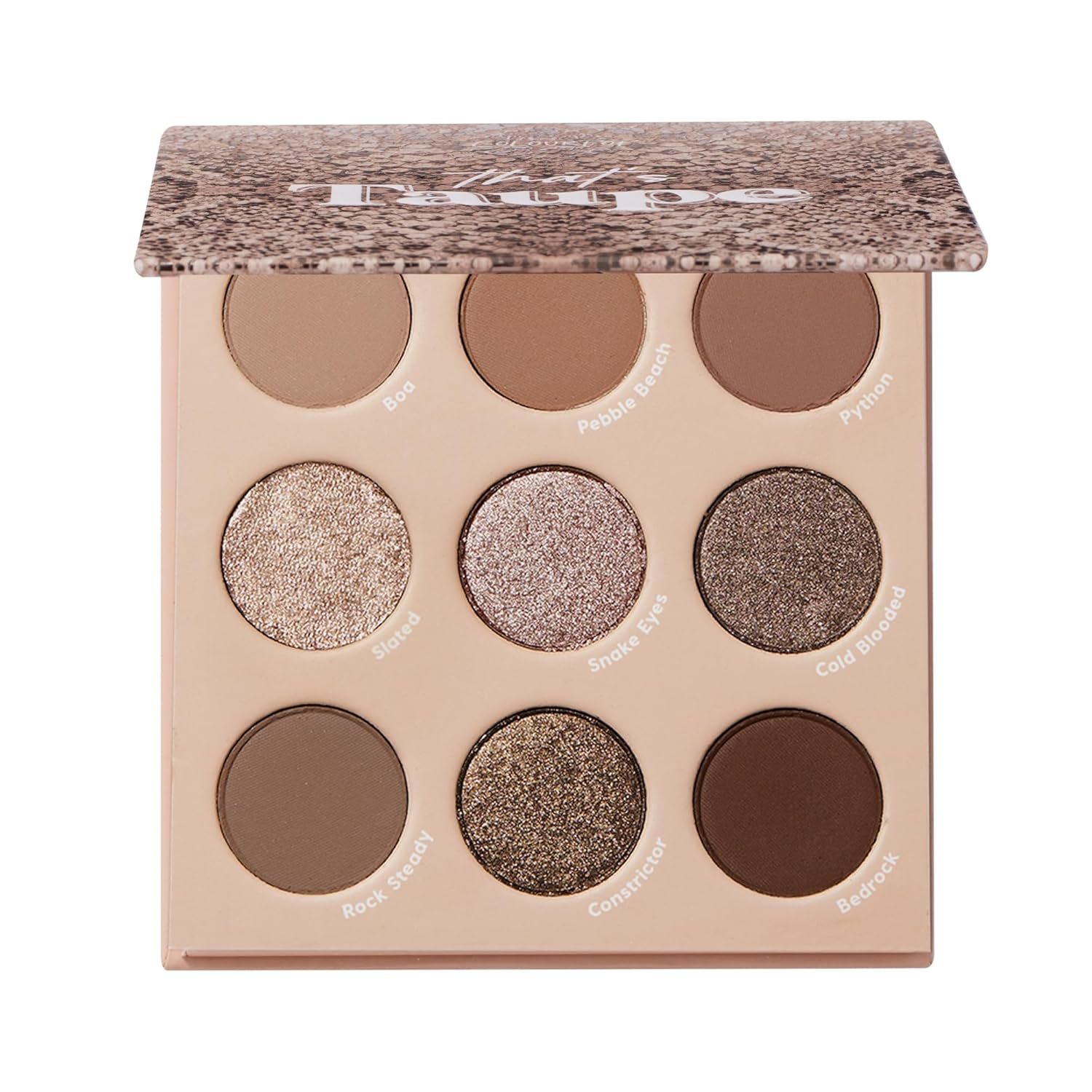 ColourPop That’s Taupe Eyeshadow Palette – Cool-Toned Shadow Palette with Metallic and Matte Finishes – High-Pigment Eye Makeup with a Long-Wearing Formula (0.3 oz)