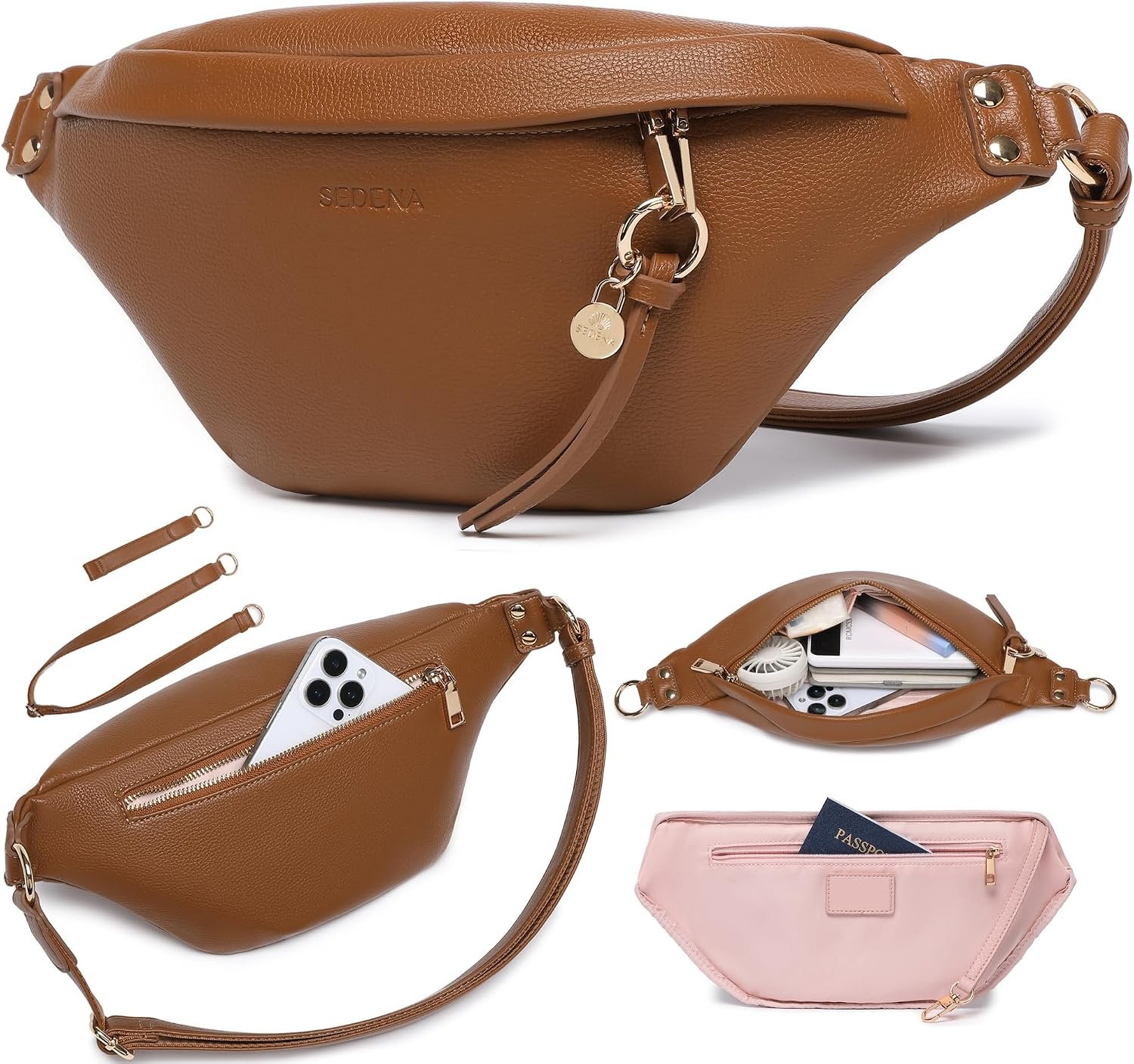 Anti Pickpocket Bag – RFID Crossbody Bag for Travel, Adjustable Strap Multiple Compartments Anti Theft Crossbody Bags for Women Vegan Travel Size Essentials Crossbody Bags for Women Large Size
