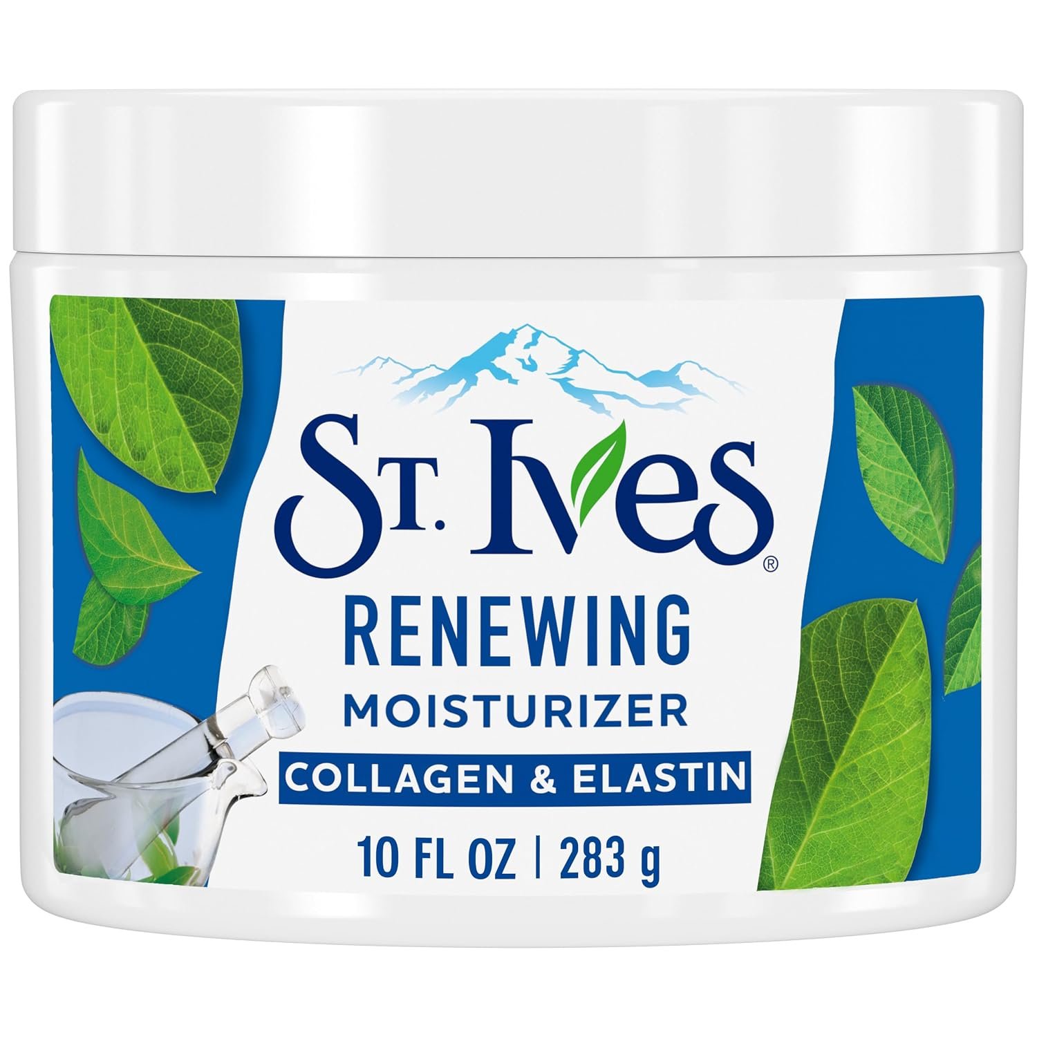 St. Ives Renewing Collagen & Elastin Face Moisturizer, Daily Hydrating Cream with 100% Natural Safflower Seed Oil for Smooth, Youthful Skin, 10 oz
