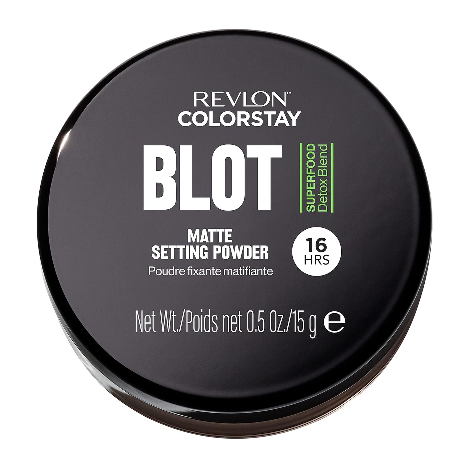 Revlon ColorStay Blot Setting Powder, 0.5 oz | Setting powder mattifies, absorbs oil and reduces the appearance of pores while controlling shine all day.