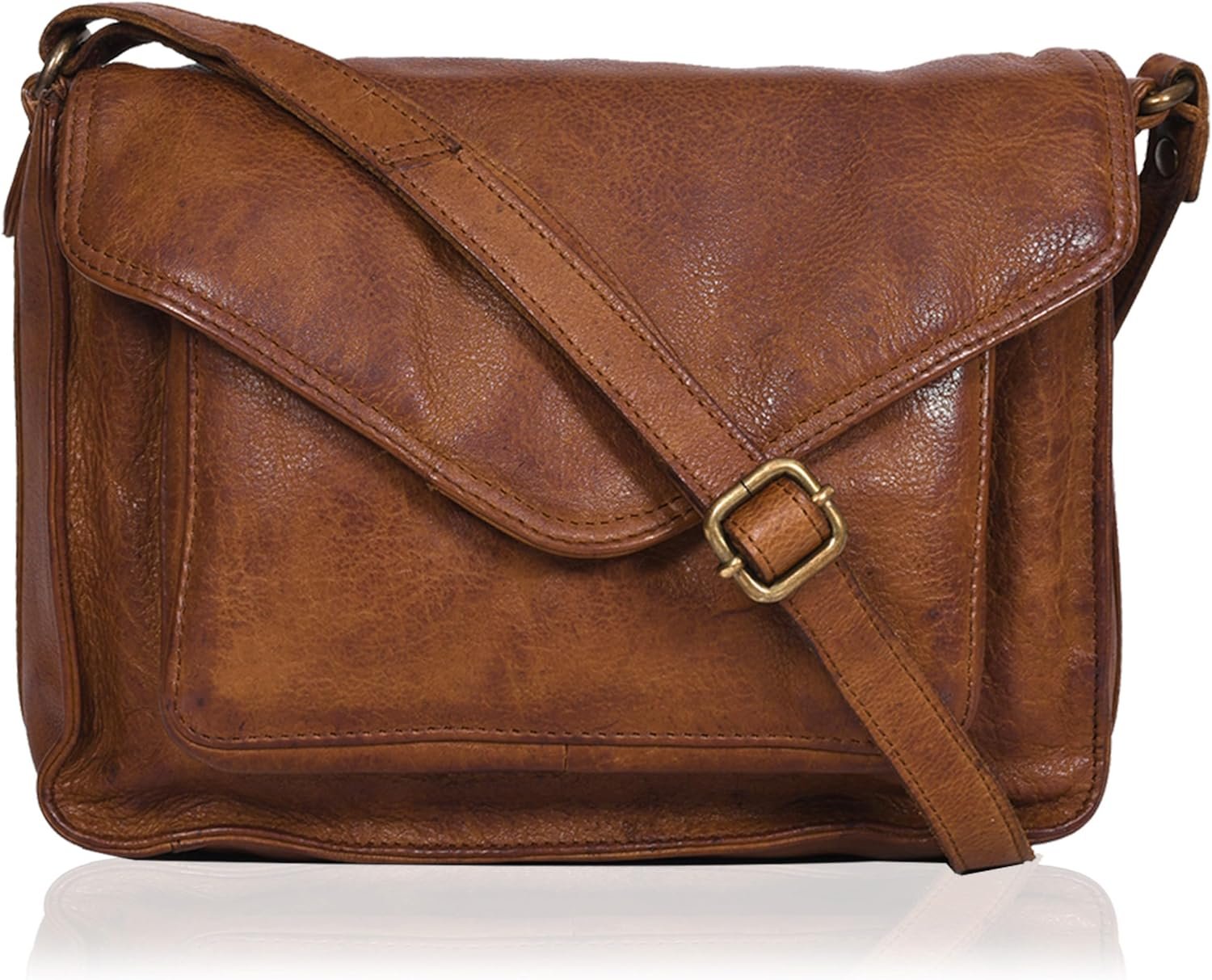 Ozora Genuine Leather Crossbody Purse for Women, Shoulder Bag