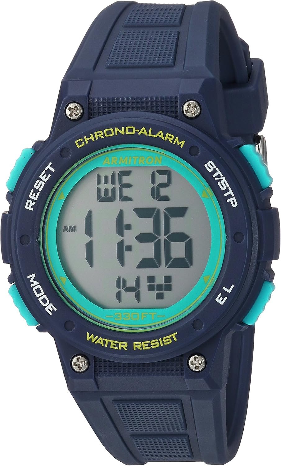 Armitron Sport Women’s Digital Chronograph Resin Strap Watch