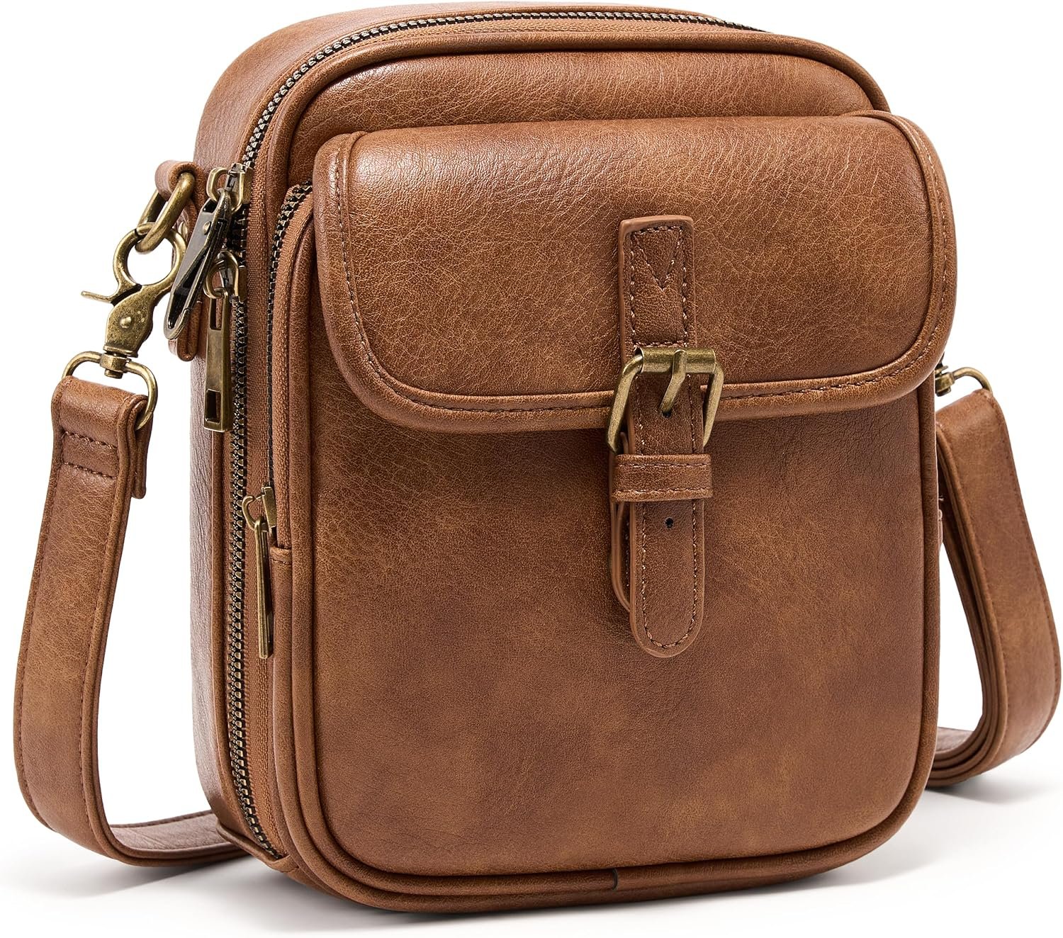 Small Crossbody Bag for Women with Card Slots Vegan Leather Messenger Bag Men Wallet, Cross Body Anti-theft Shoulder Purse