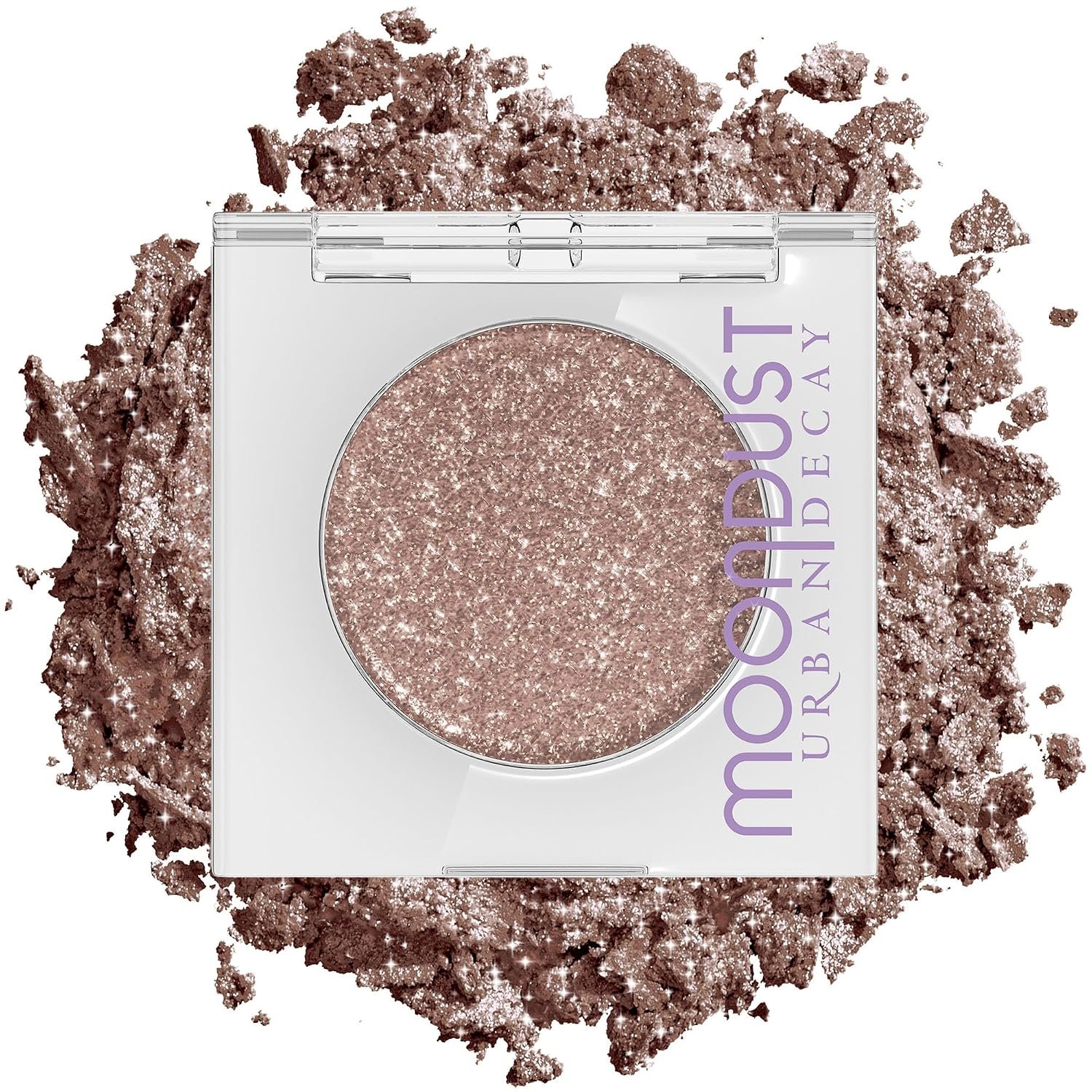 URBAN DECAY 24/7 Moondust Glitter Eyeshadow Single – Iridescent Eye Makeup | Shimmer Eye Shadow with Micro-fine Glitter – Up to 16HR Wear, Wet-look Effect, Eyeshadow Topper, Travel Makeup Highlighter