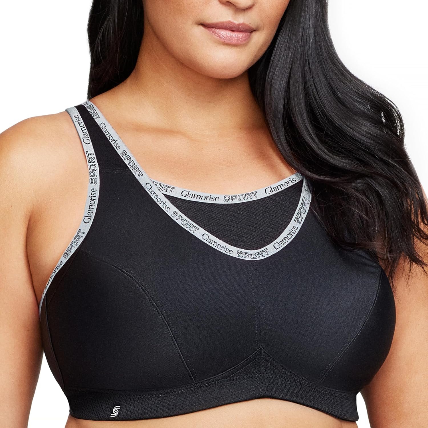 Full Figure Plus Size No-Bounce Camisole Sports Bra Wirefree #1066