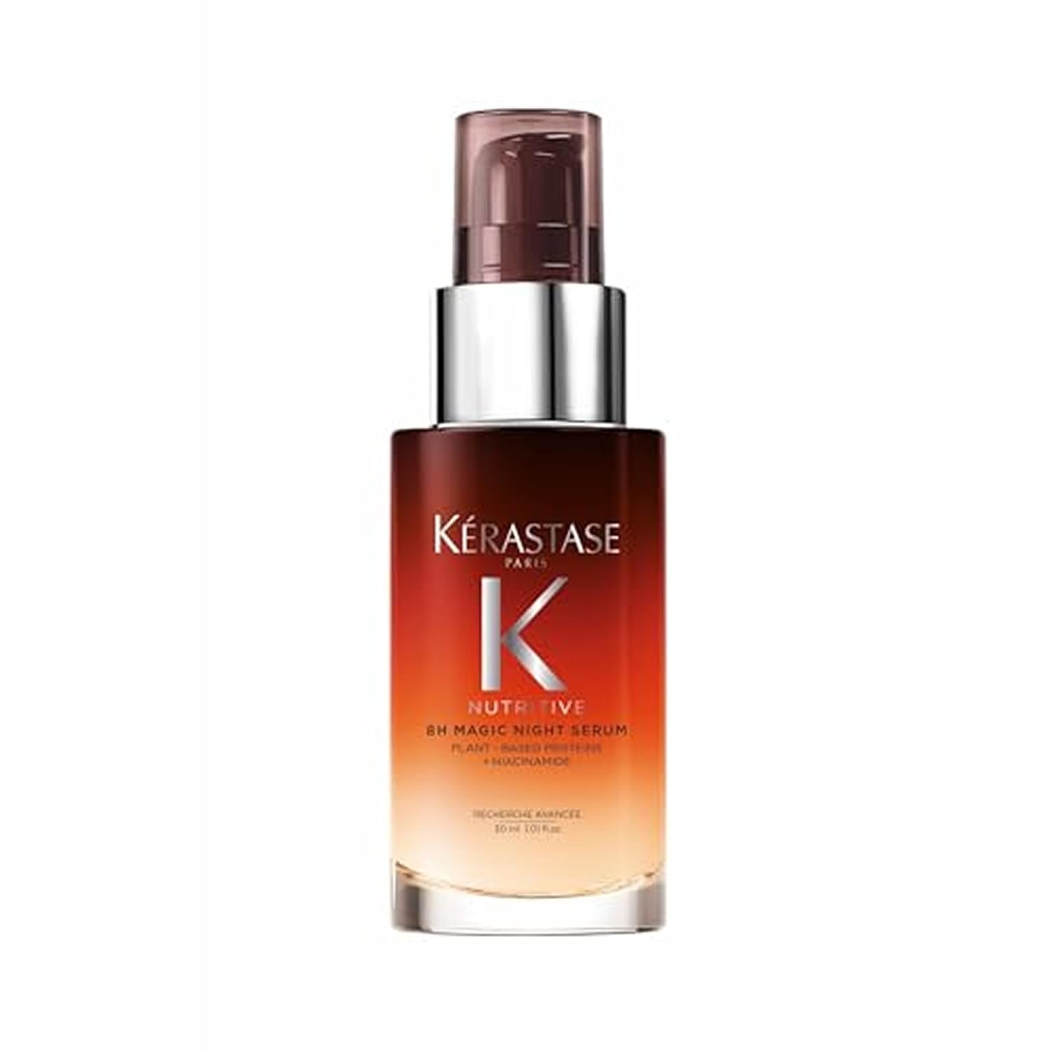 Kerastase Nutritive 8H Magic Night Serum – Overnight Treatment for Dry Hair, Enhances Shine, Nourishes and Reduces Frizz, With Plant-Based Proteins, For All Hair Types