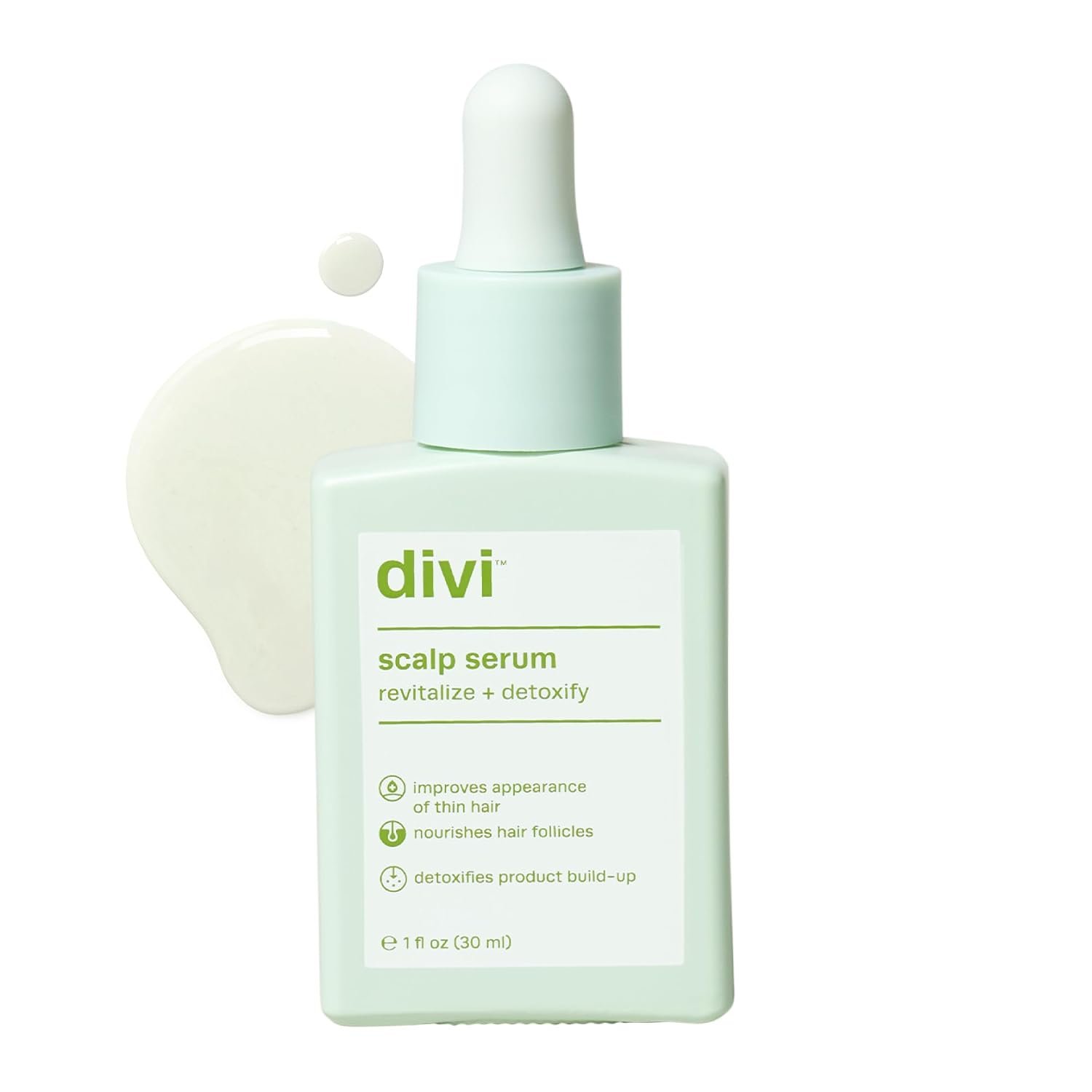Divi Scalp Serum | To Promote Fuller-Looking Hair with Peptides | 30ml | Multi-Peptide Complex, Caffeine, Rosemary Oil, Vegan, Non-Greasy, Thinning Hair, Fuller-Looking Hair, Scalp Serum, 30ml