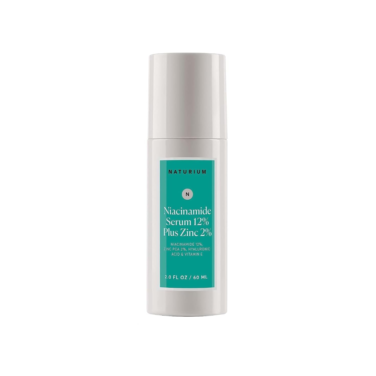 Naturium Niacinamide Face Serum 12% Plus Zinc 2% Jumbo, Anti-Aging, Pore Minimizer & Dark Spot Corrector with Hyaluronic Acid & Vitamin E, Vegan & Cruelty-Free, 2 oz