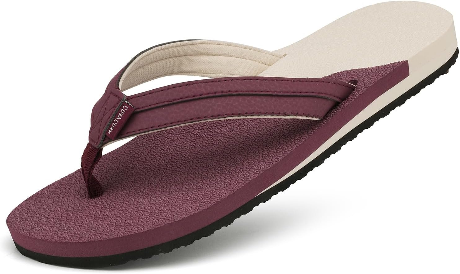 ChayChax Flip Flops for Women with Arch Support Comfortable Cushion Mat Summer Beach Walking Thong Sandals Indoor Outdoor