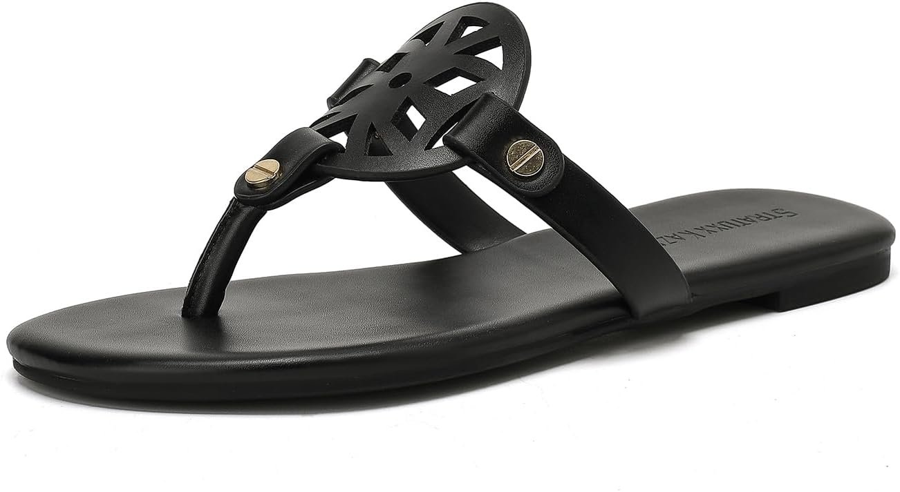 Women’s Dressy FlipFlops Comfy Flat Thong Sandals Cute Summer Beach Slides