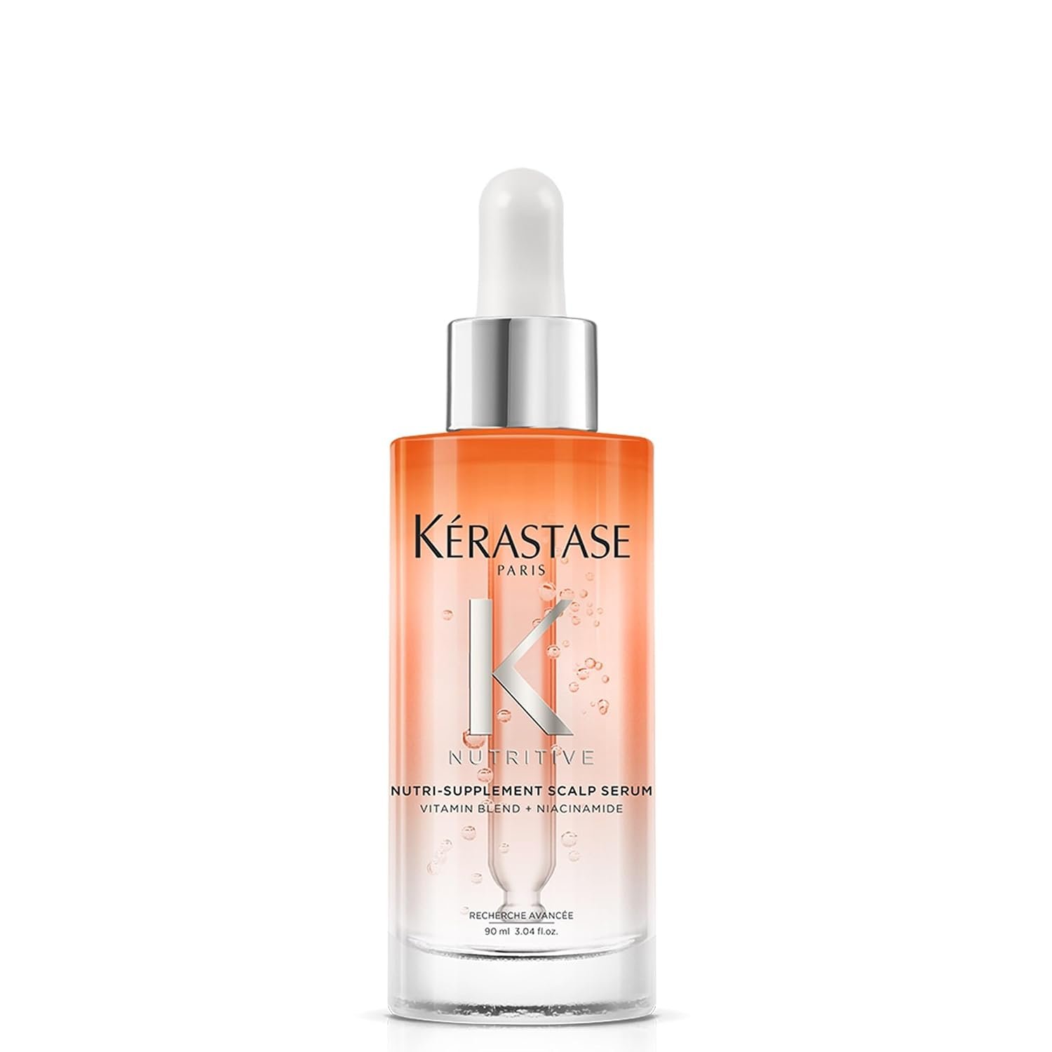 Kerastase Nutritive Hydrating Scalp Serum For Dry Hair – With Niacinamide and Vitamins, Moisturising and Revitalising, Fast Absorbing and Non Greasy, 90 ml