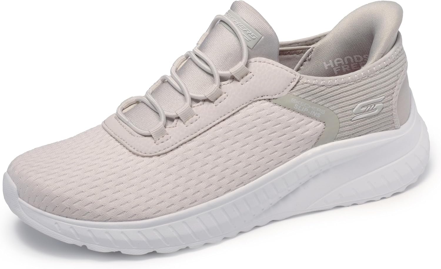 Skechers Women’s Hands Free Slip-ins Bobs Squad Chaos – in Color | Casual sneaker, Slip-ins, Memory Foam footbed, Heel Pillow, Flexible outsole, stretch laces – no tie fit, Machine Washable