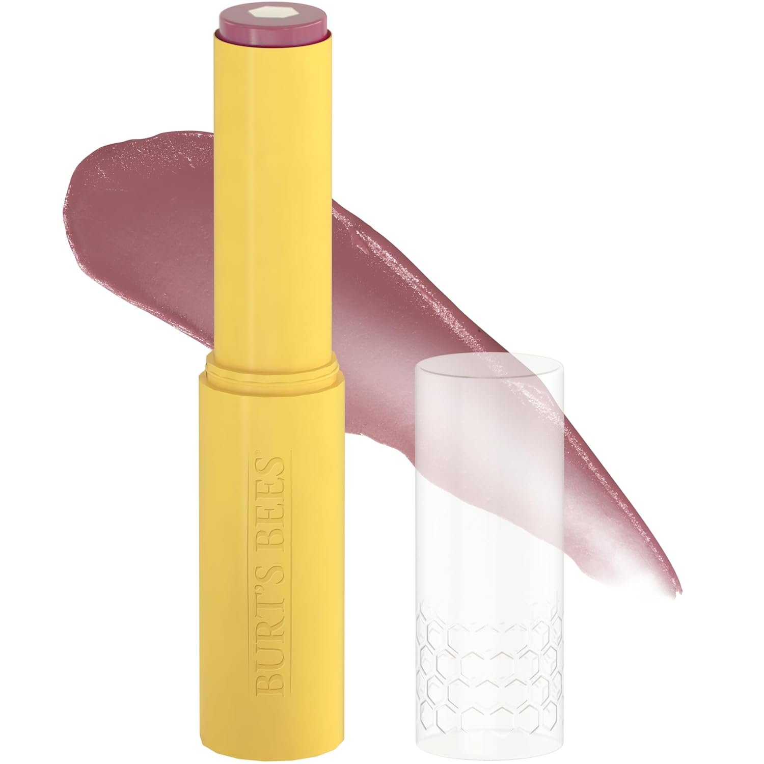 Burt’s Bees Tinted Boosted Balm with Beeswax, Misty Mauve, 0.16 oz. Tube | Hydrating Tinted Vitamin Lip Tint with Vitamin C, E, and F Core, 24 Hour Lip Moisturizer, 100 Percent Natural Origin